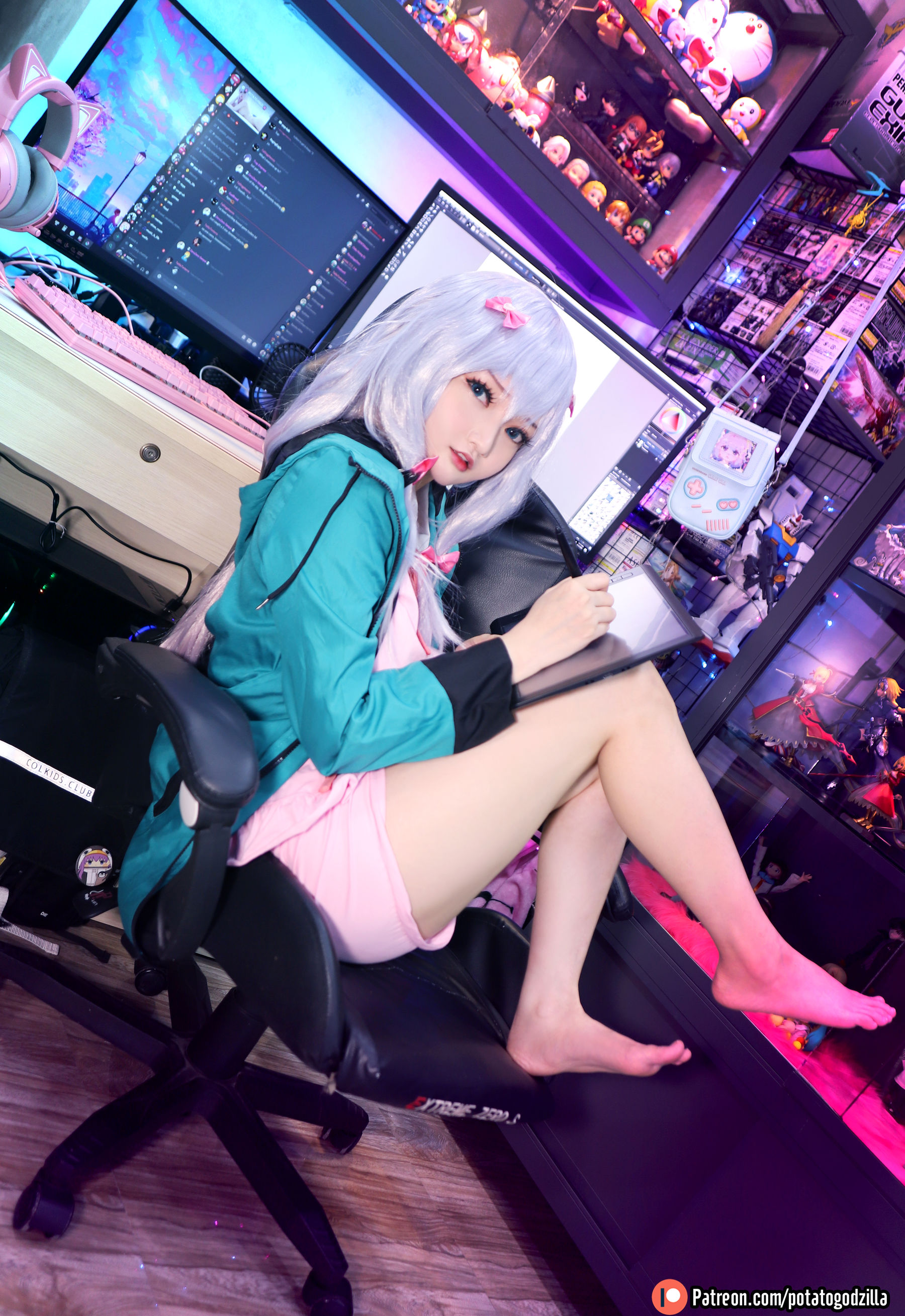 [网红COSER写真] Coser小姐姐Potato Godzilla - Sagiri第4张