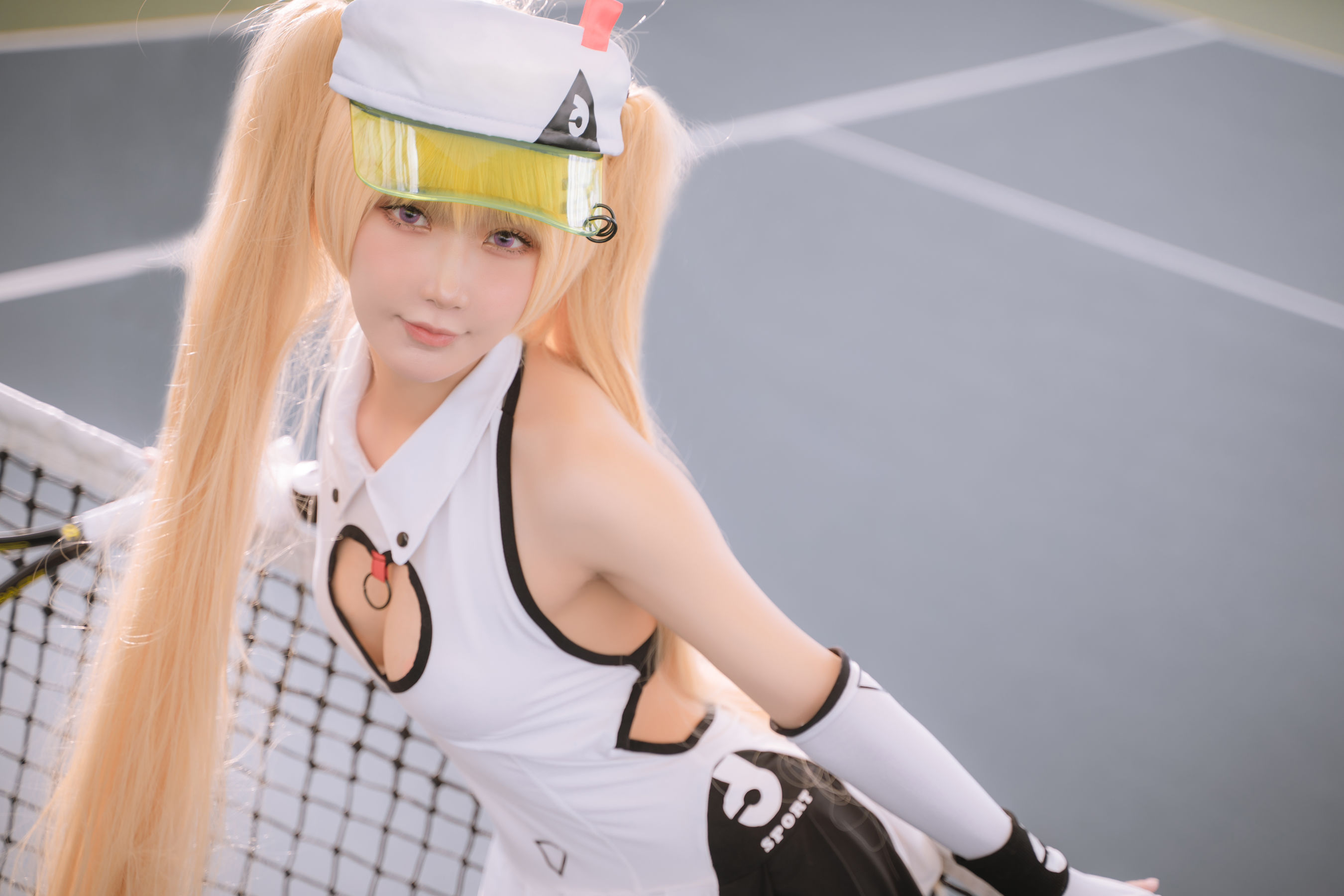 [COS福利] 动漫博主阿包也是兔娘 - 贝奇网球服第6张