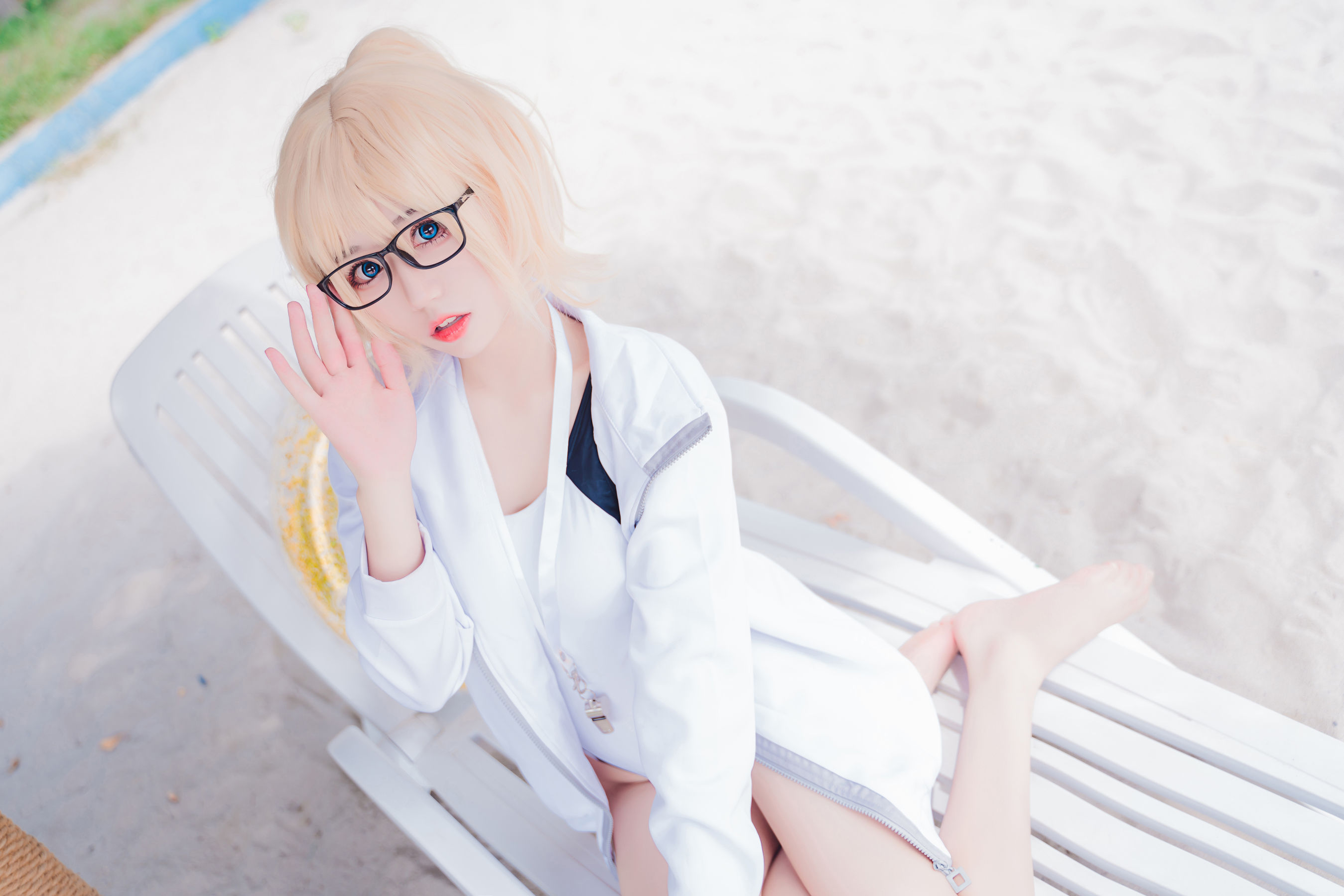 [COS福利] 猫君君MaoJun - 贞德竞技泳装第8张