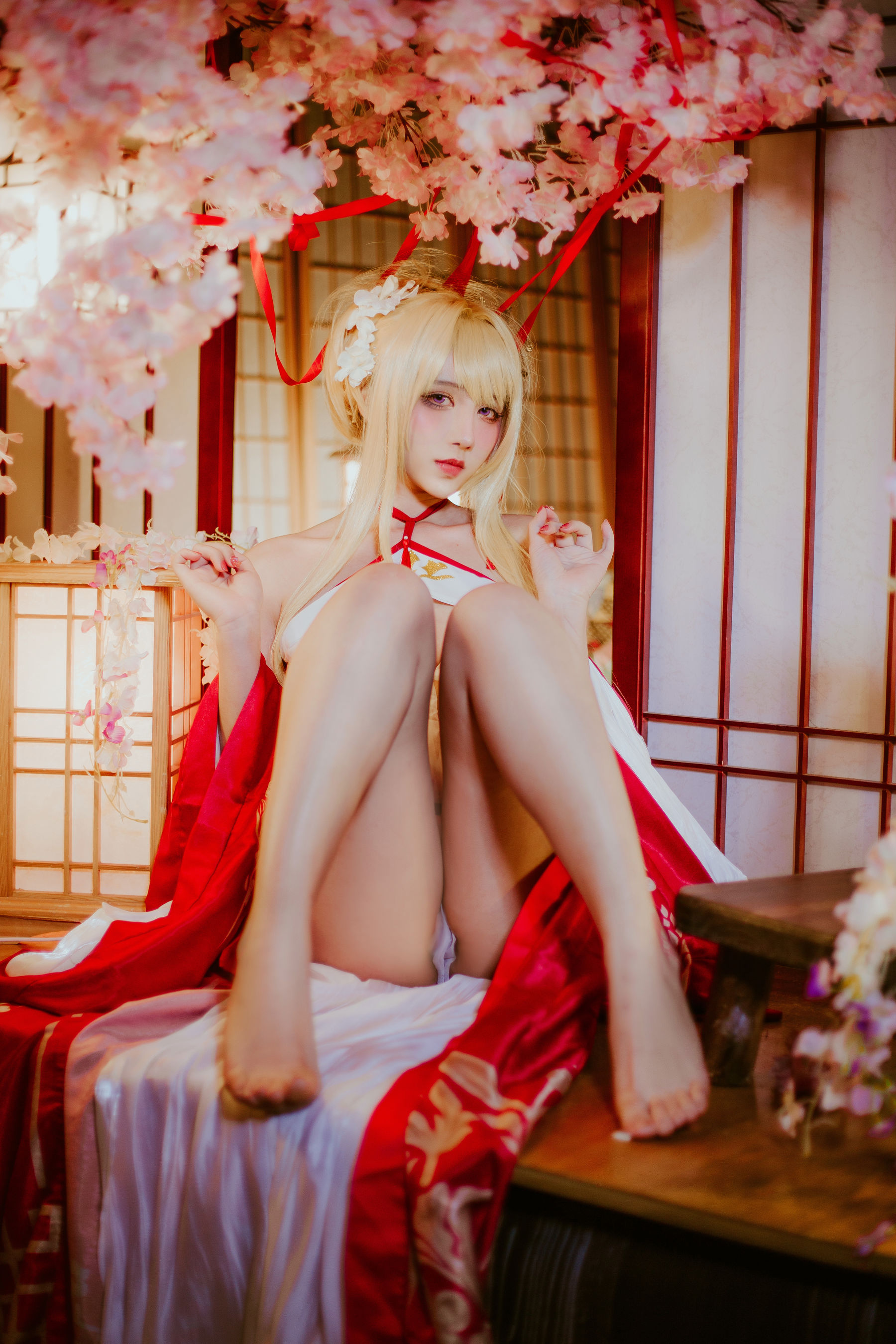 [COS福利] 动漫博主九曲Jean - 光荣新春和服第5张