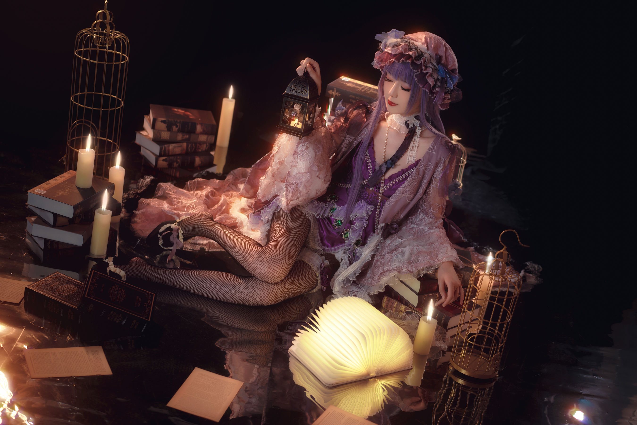 [COS福利] 小姐姐弥音音ww - 帕秋莉第3张