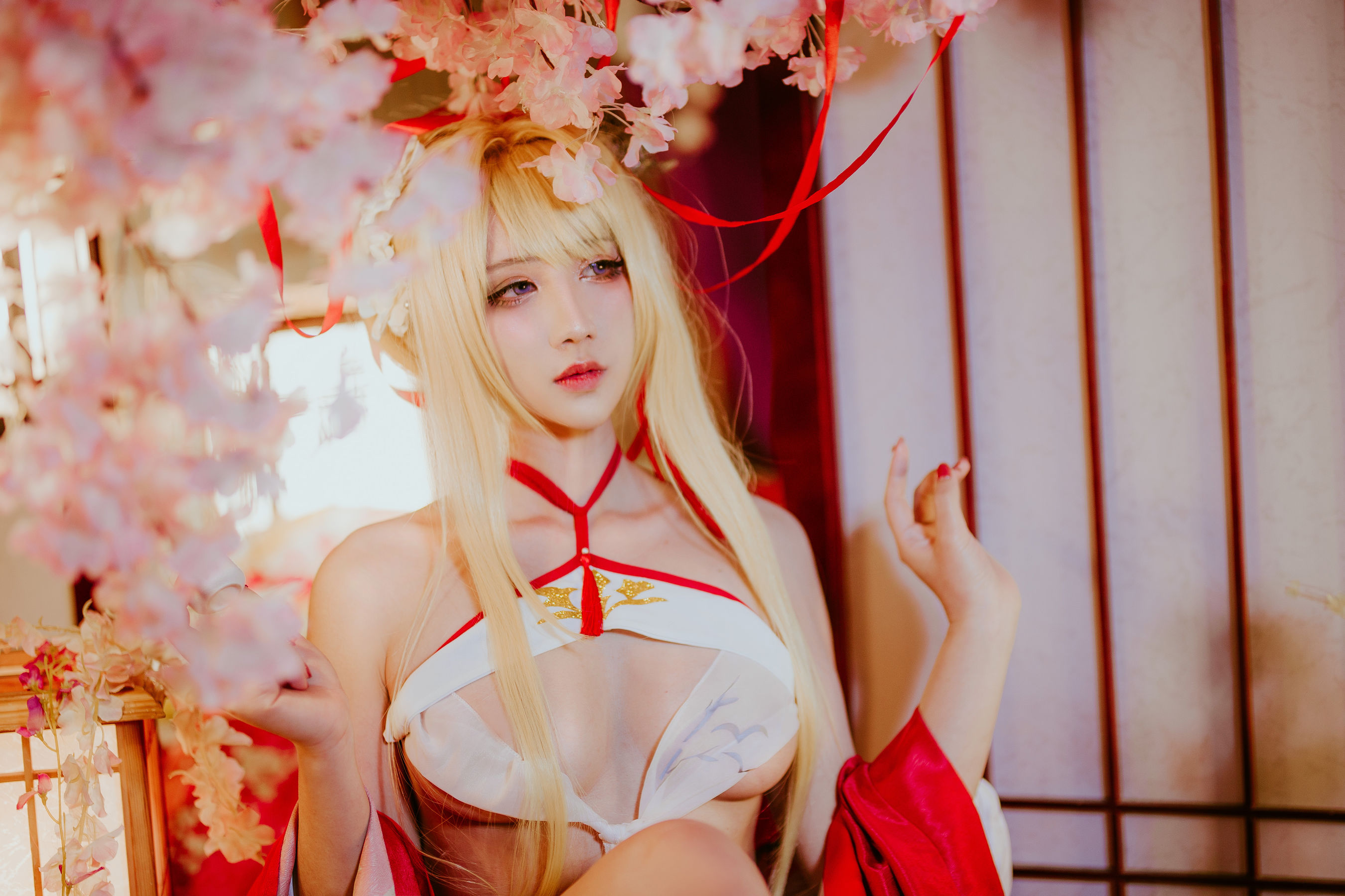 [COS福利] 动漫博主九曲Jean - 光荣新春和服第4张