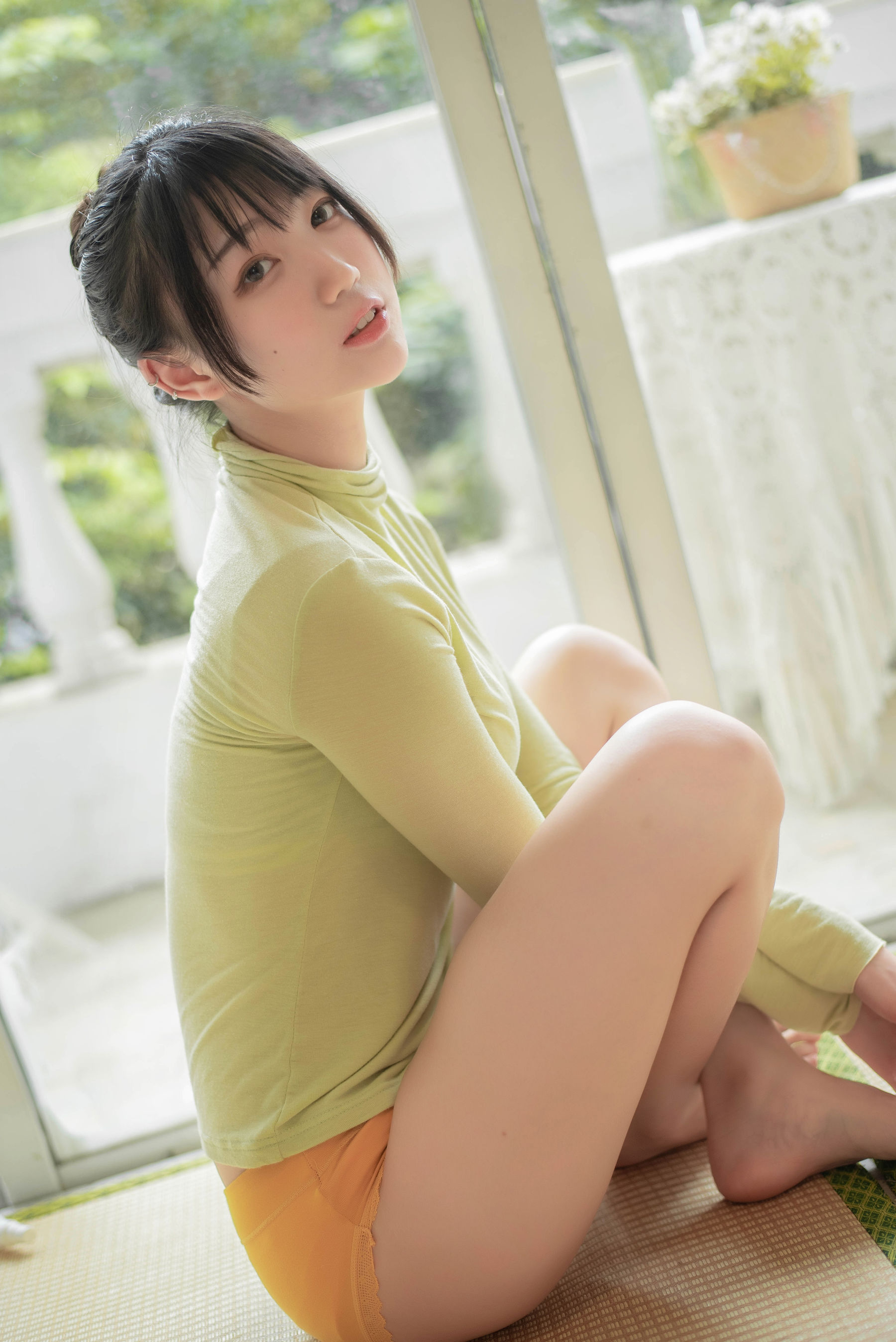 [COS福利] 周叽是可爱兔兔 - 小清新居家服第4张