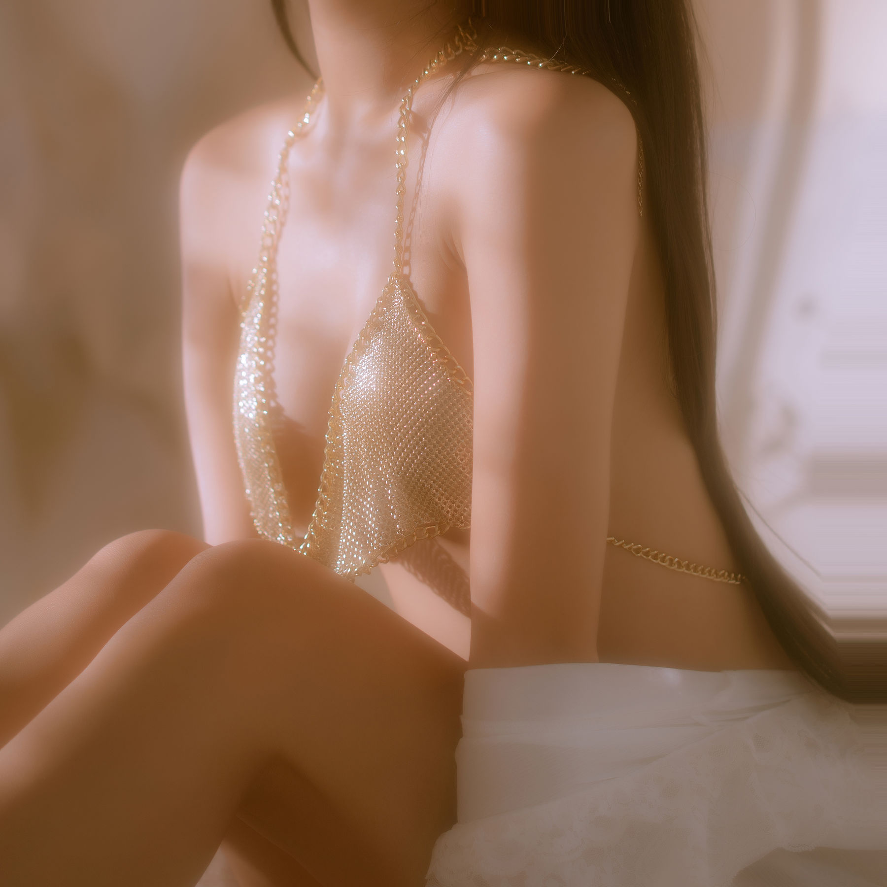 [COS福利] 阳光美少女萌芽儿o0 - 金色套装第5张