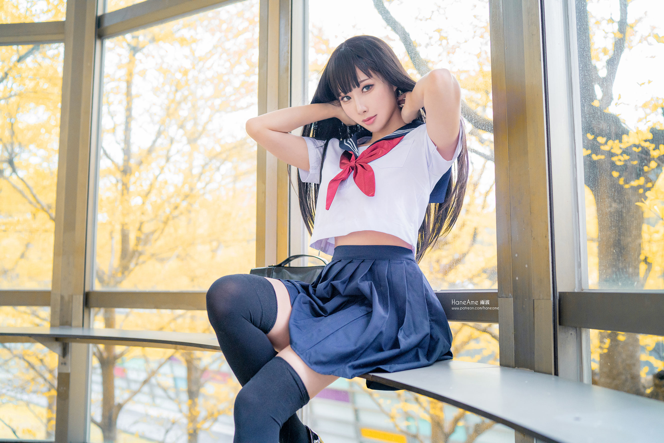 [COS福利] Hane Ame 雨波写真 - JK第7张