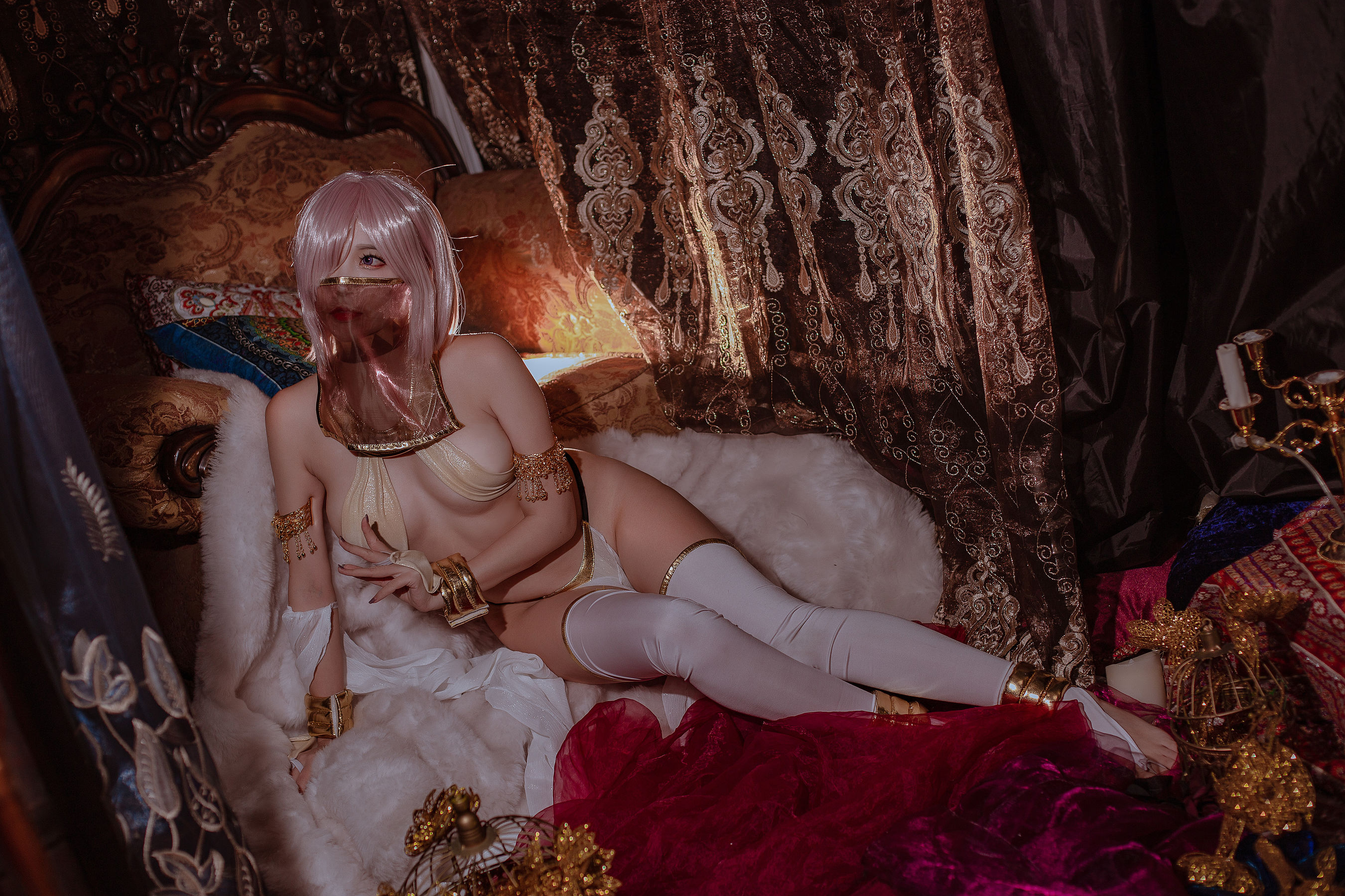 [COS福利] 人气Coser二佐Nisa - fate玛修舞娘第4张