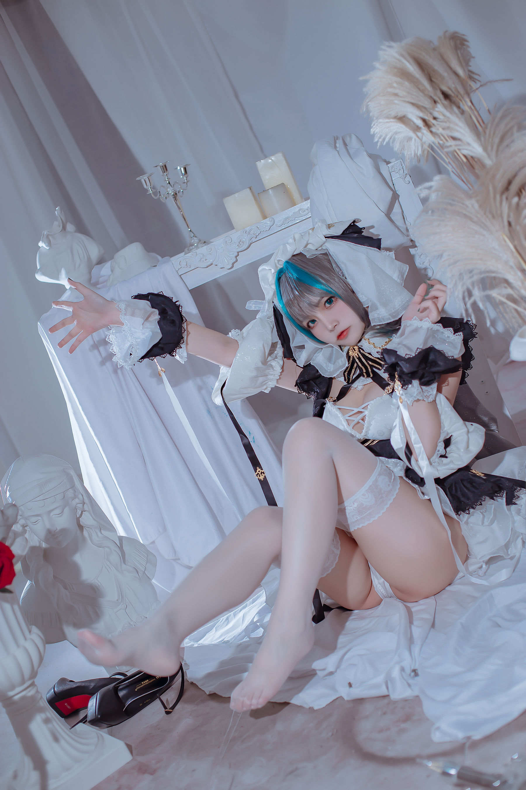 [COS福利] 人气Coser二佐Nisa - 碧蓝柴郡第10张