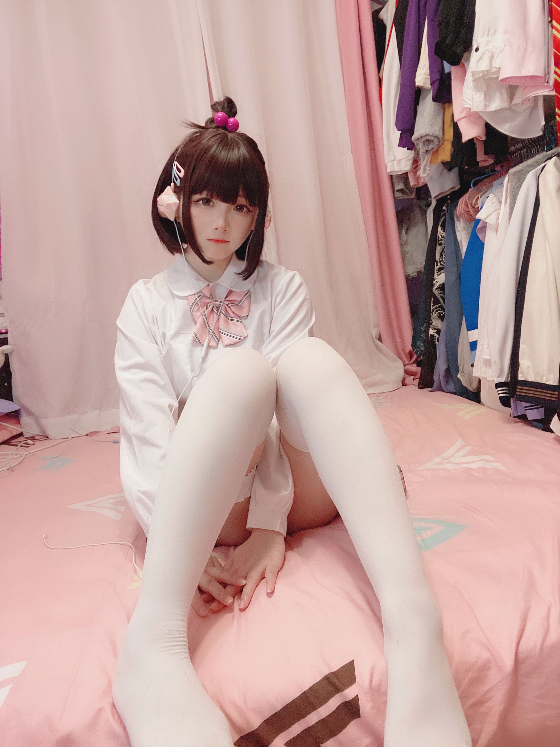 [COS福利] 二次元美女古川kagura - 白丝JK第14张