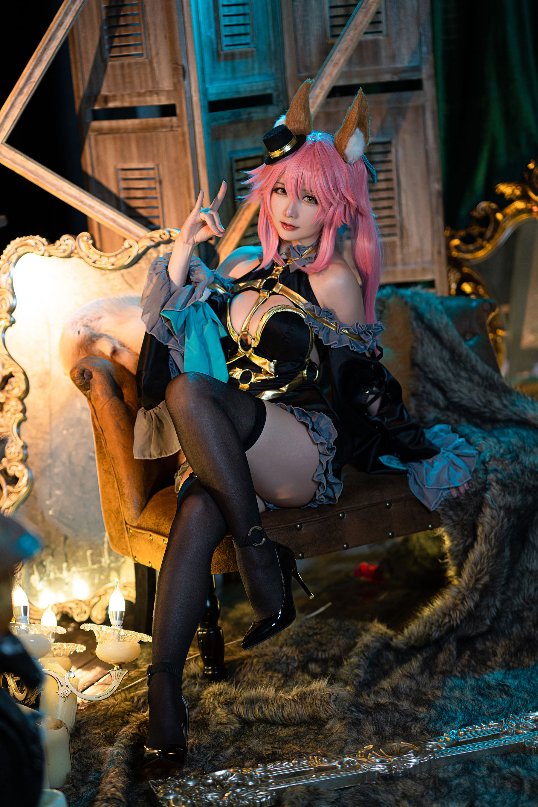 [COS福利] Coser小姐姐星之迟迟 - 玉藻前魔术师第2张