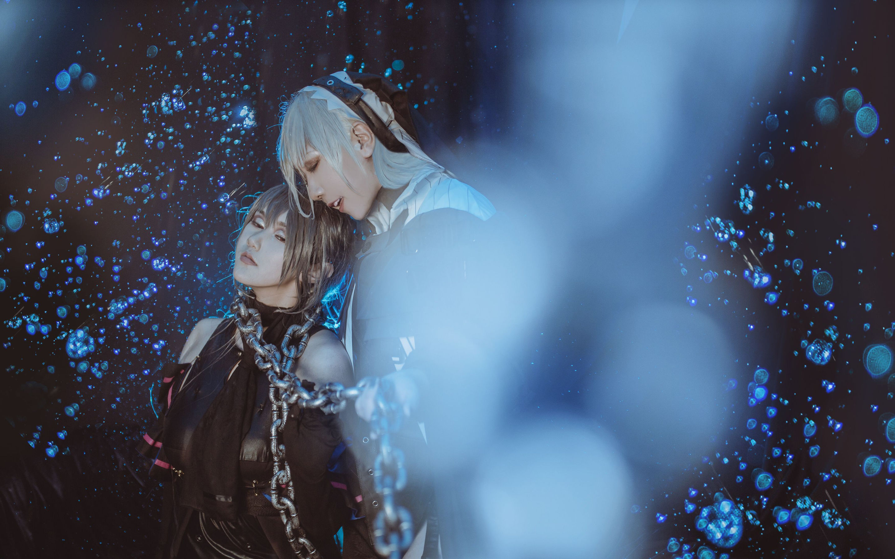 [COS福利] 微博萌妹蓝小沂KiKi - 明日方舟 幽灵鲨第4张