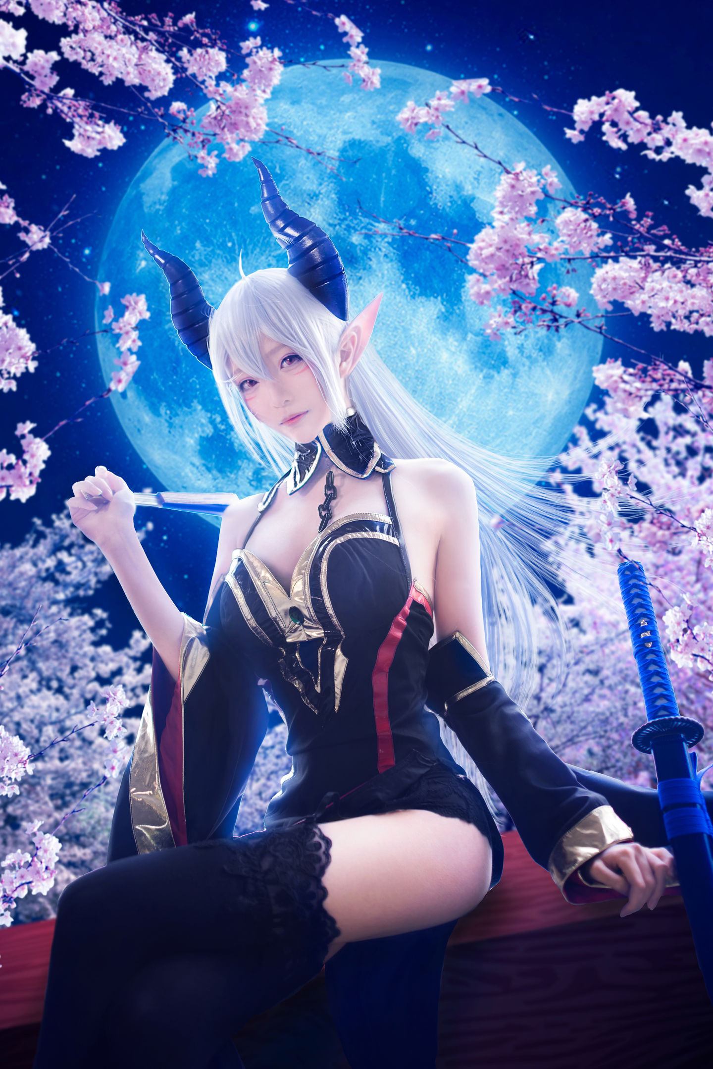 [COS福利] 长腿Coser青青子Js - 蒂雅娘第1张