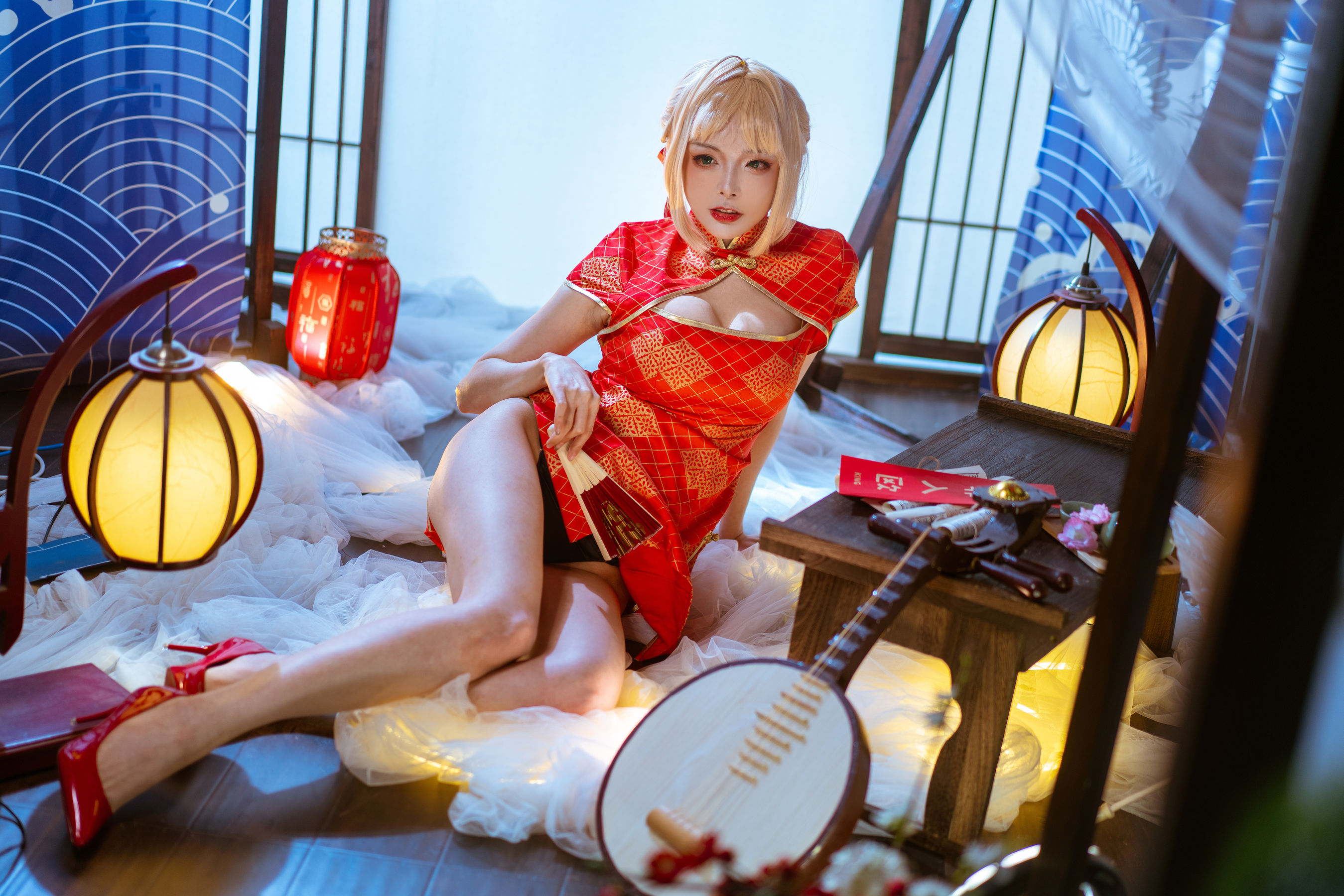 [COS福利] 秋和柯基(夏小秋秋秋) - 尼禄旗袍第4张