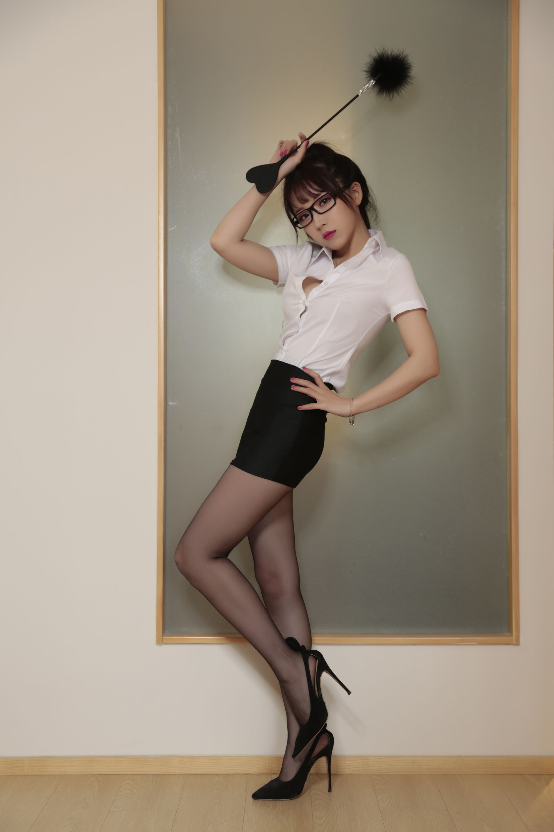 [福利COS] 斗鱼主播小女巫露娜 - 老师上课了第18张