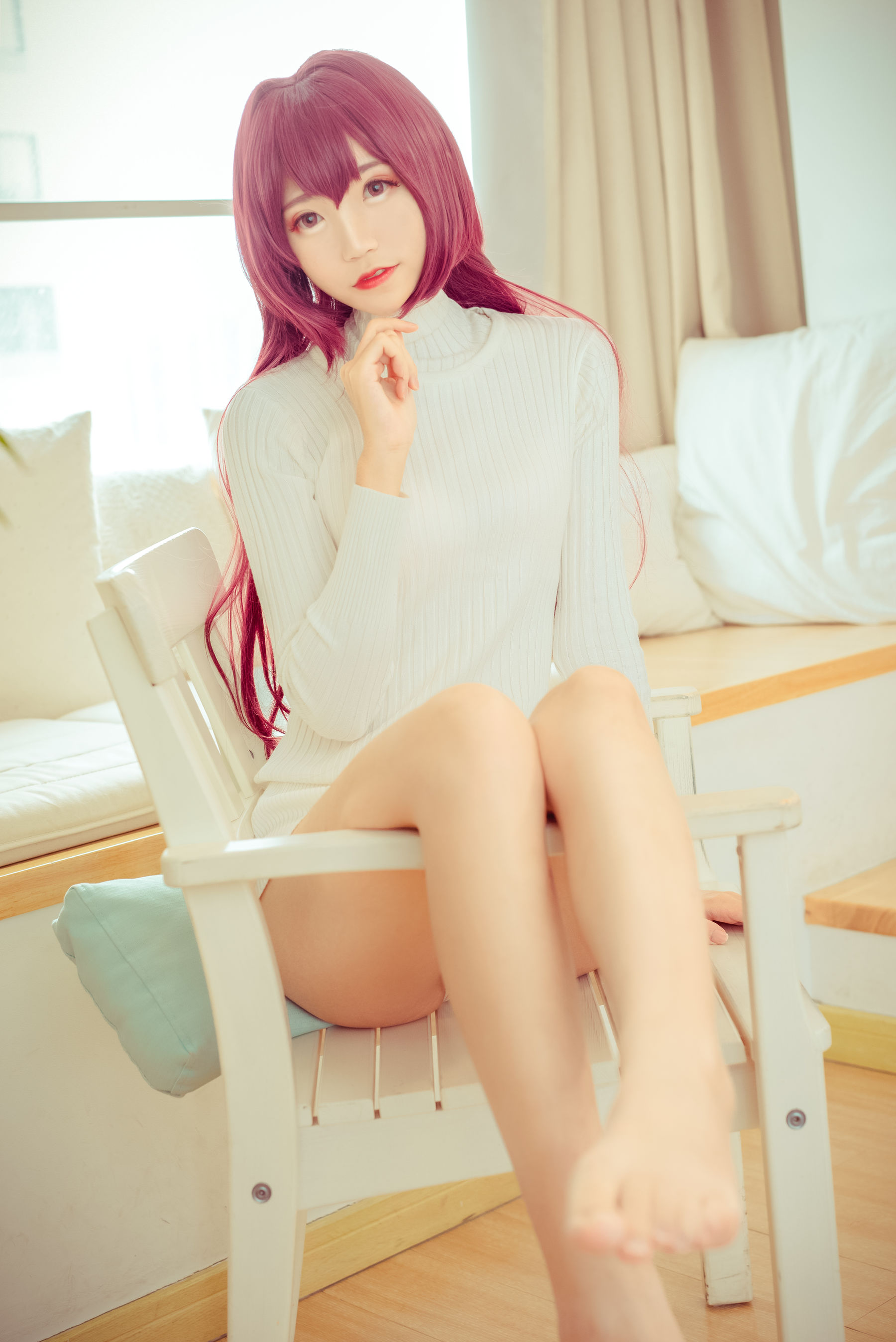 [福利COS] 然理理 - 斯卡哈毛衣第9张