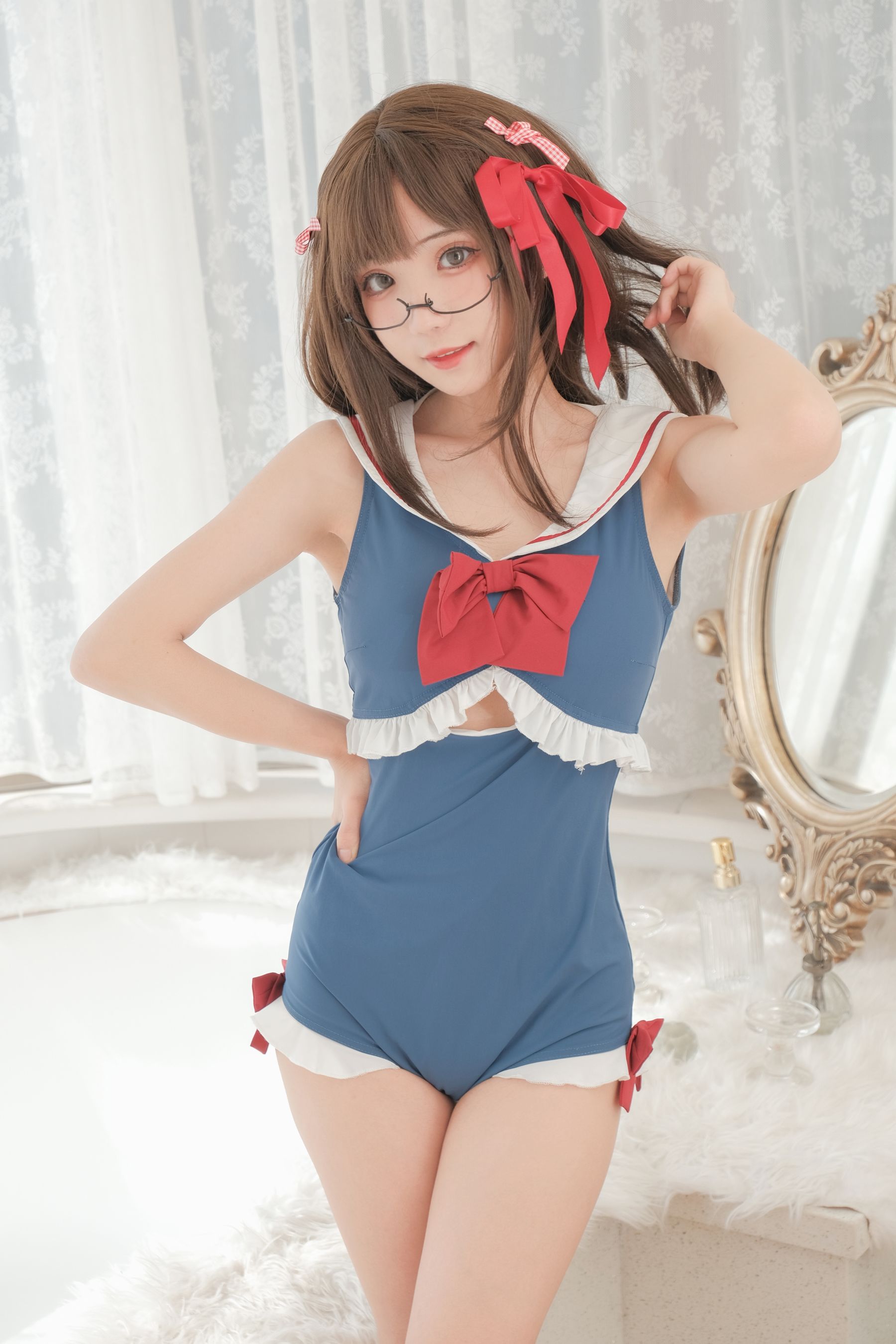 [福利COS] 花柒Hana - 白雪姬泳装第4张