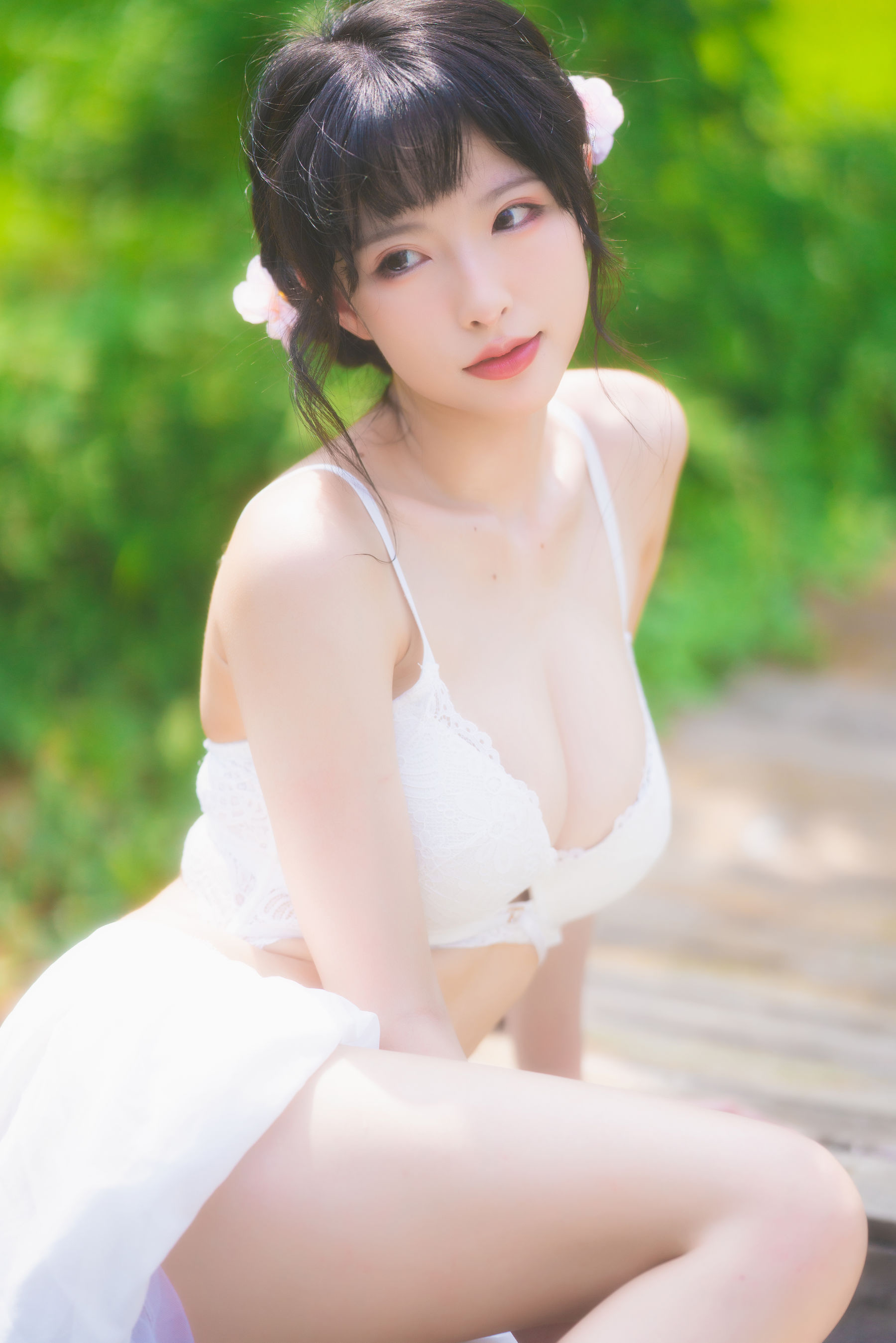 [福利COS] 尤物清水由乃 - 蕾丝花园第9张