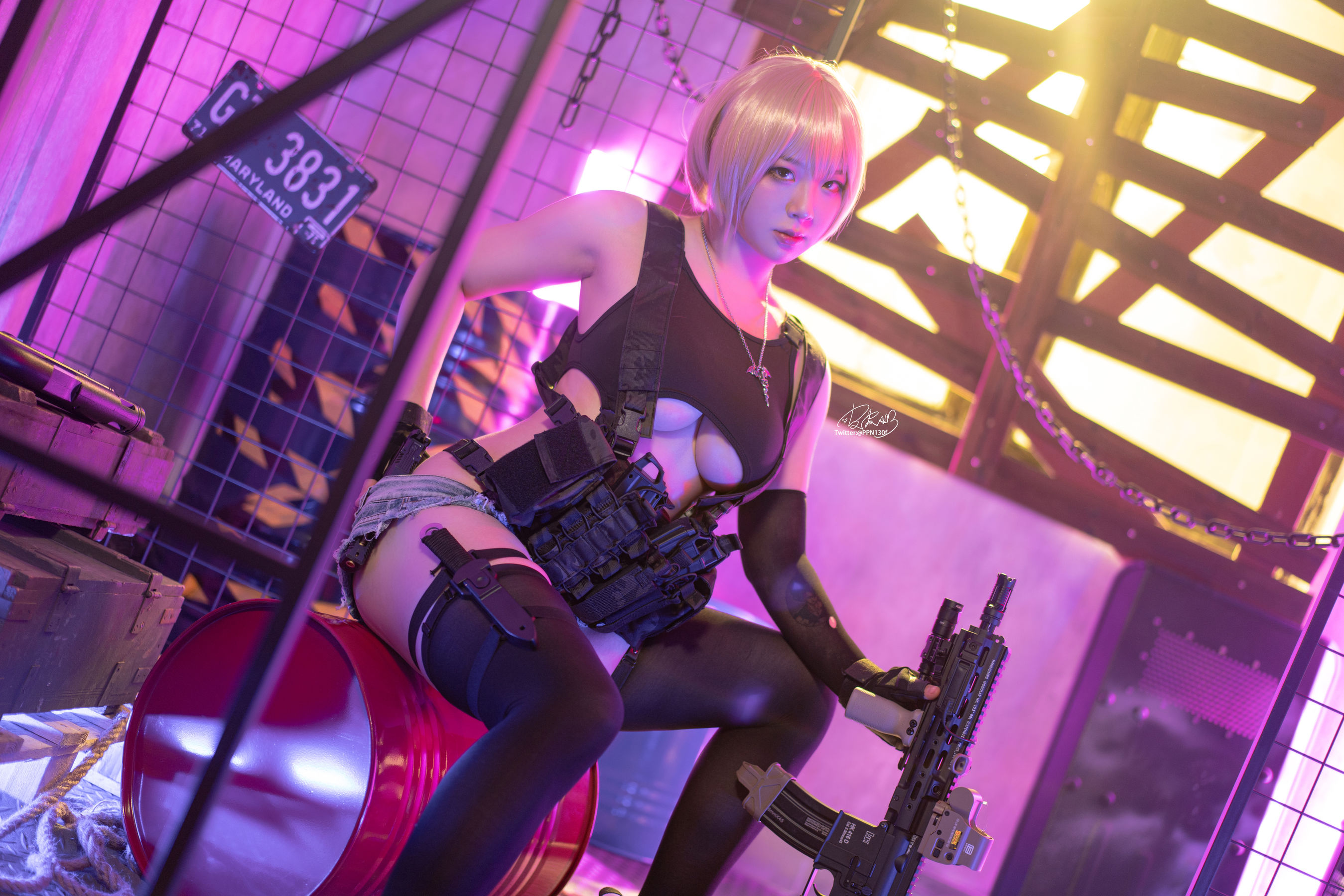 [福利COS] 皮皮奶可可爱了啦 - 战术背心第3张