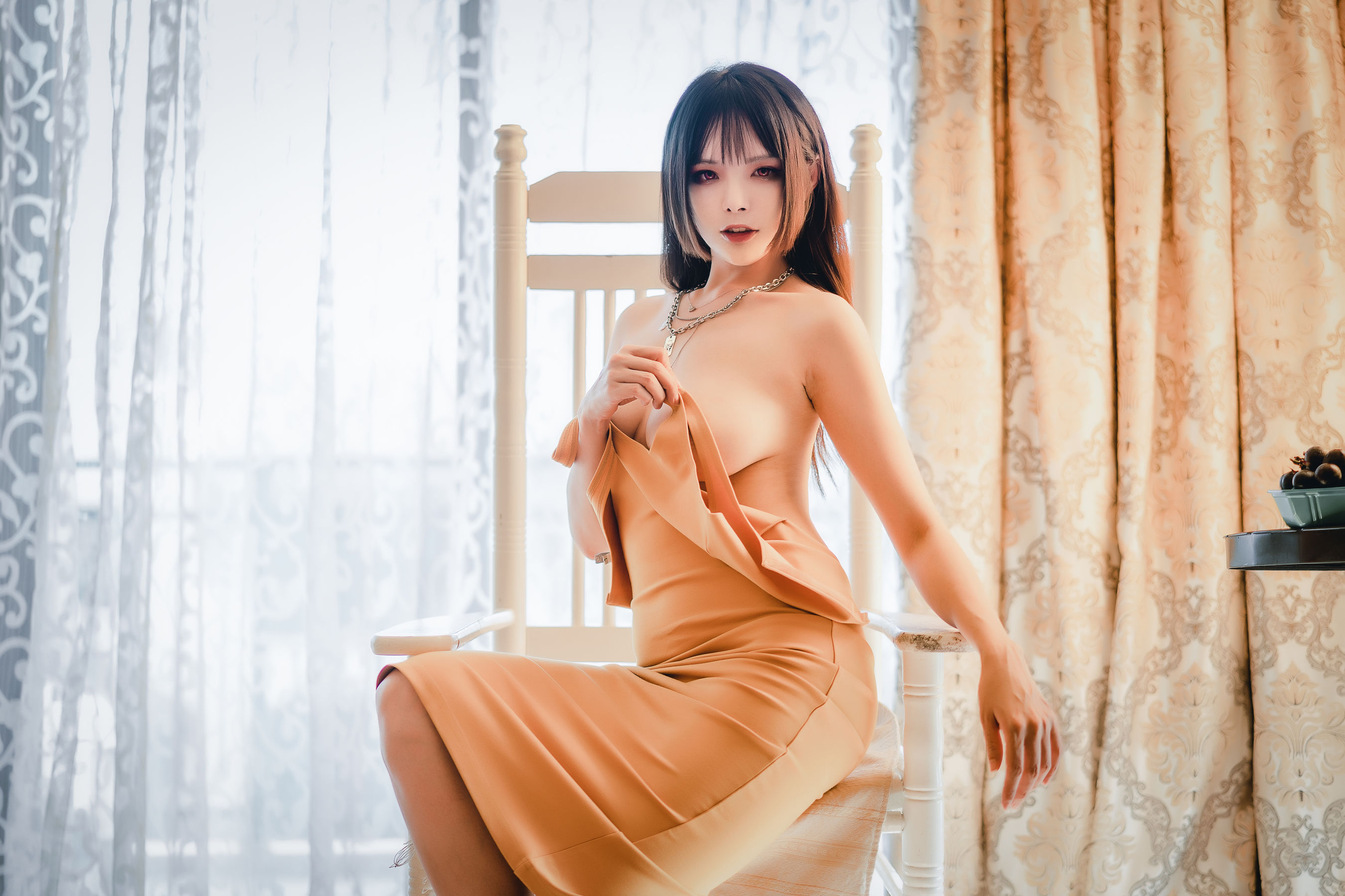 [福利COS] 秋和柯基(夏小秋秋秋) - 黄色连衣裙第15张