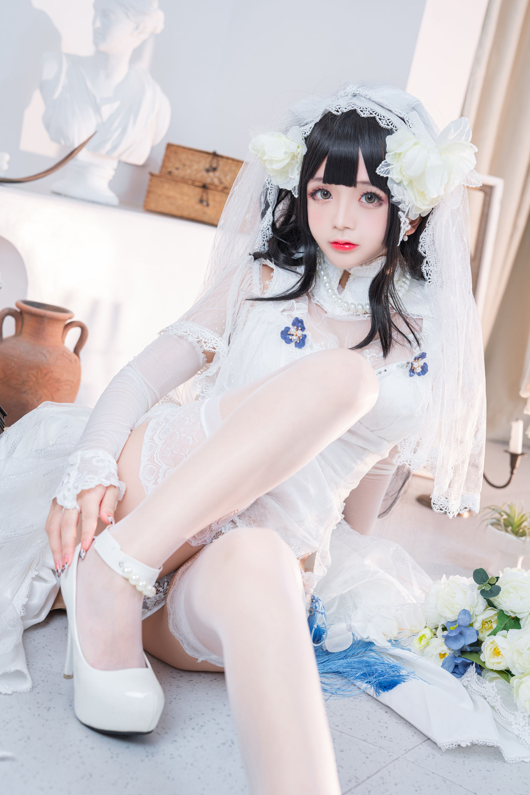 [福利COS] Cosplay日奈娇 - 95式婚纱第5张