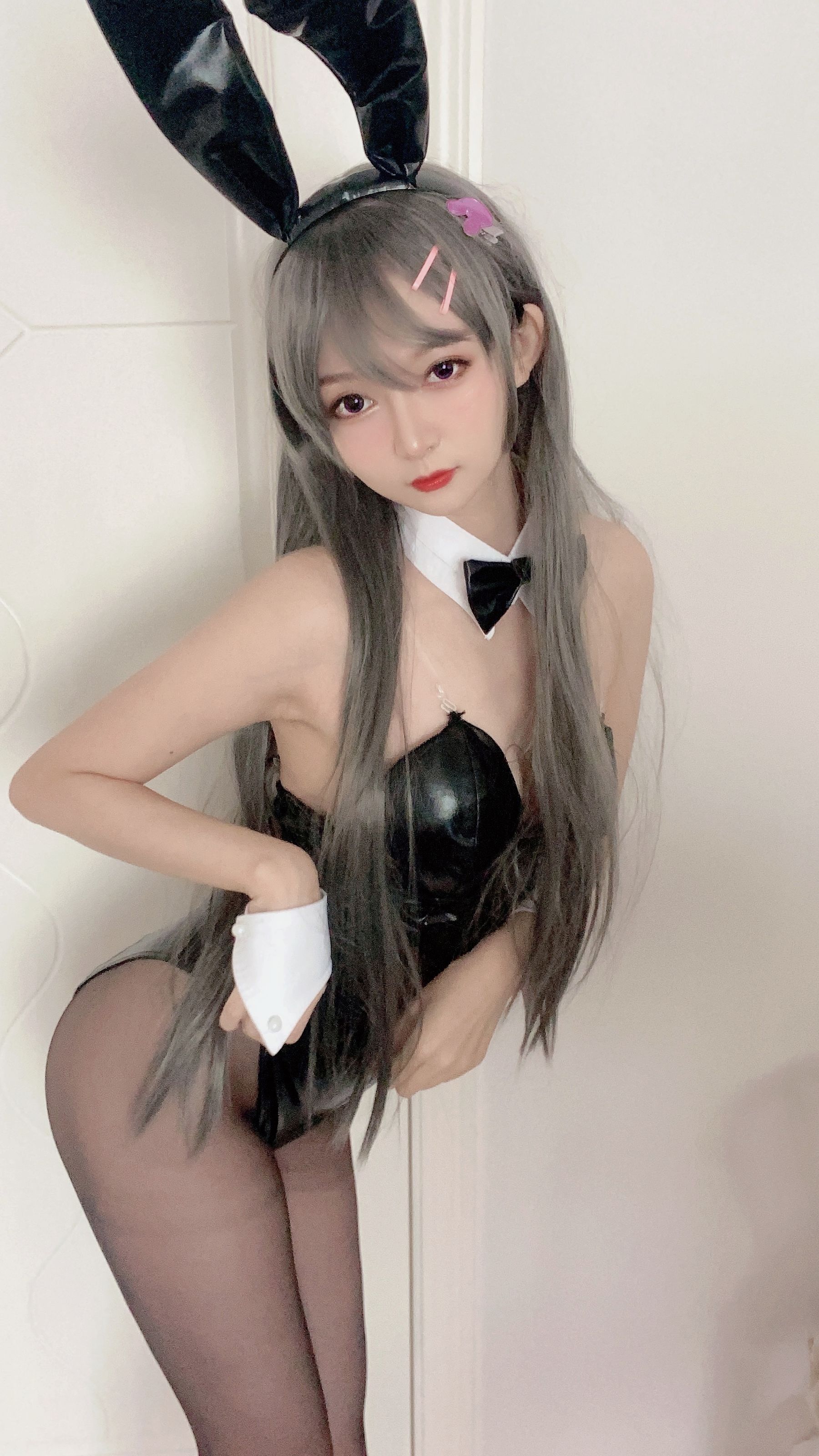 [福利COS] 51酱 - 麻衣兔女郎第7张
