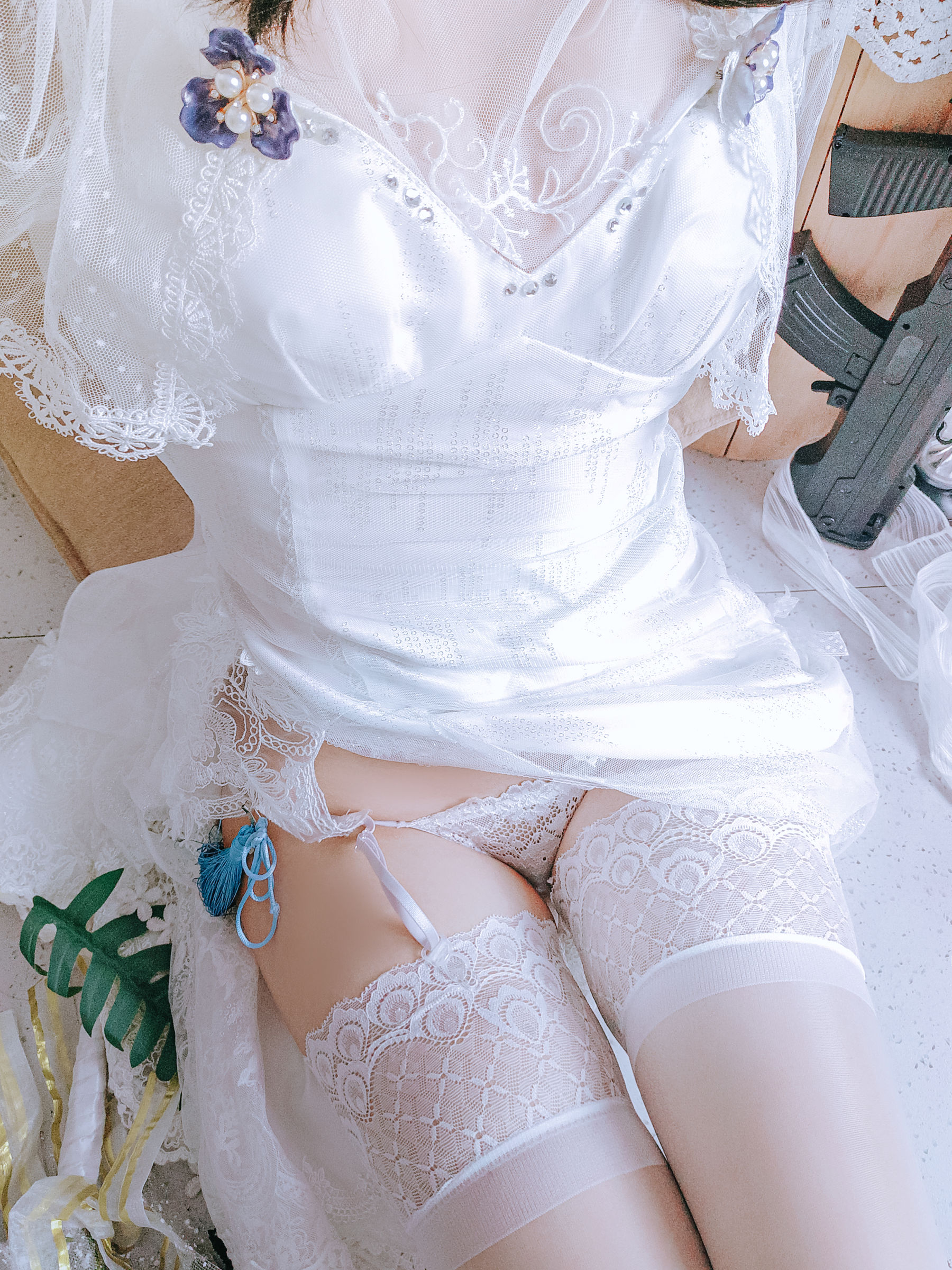 [福利COS] Cosplay日奈娇 - 95式婚纱第18张