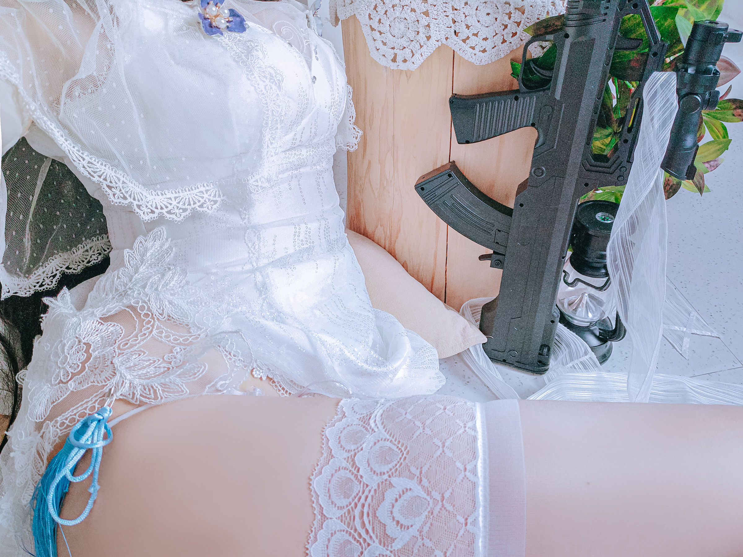 [福利COS] Cosplay日奈娇 - 95式婚纱第16张