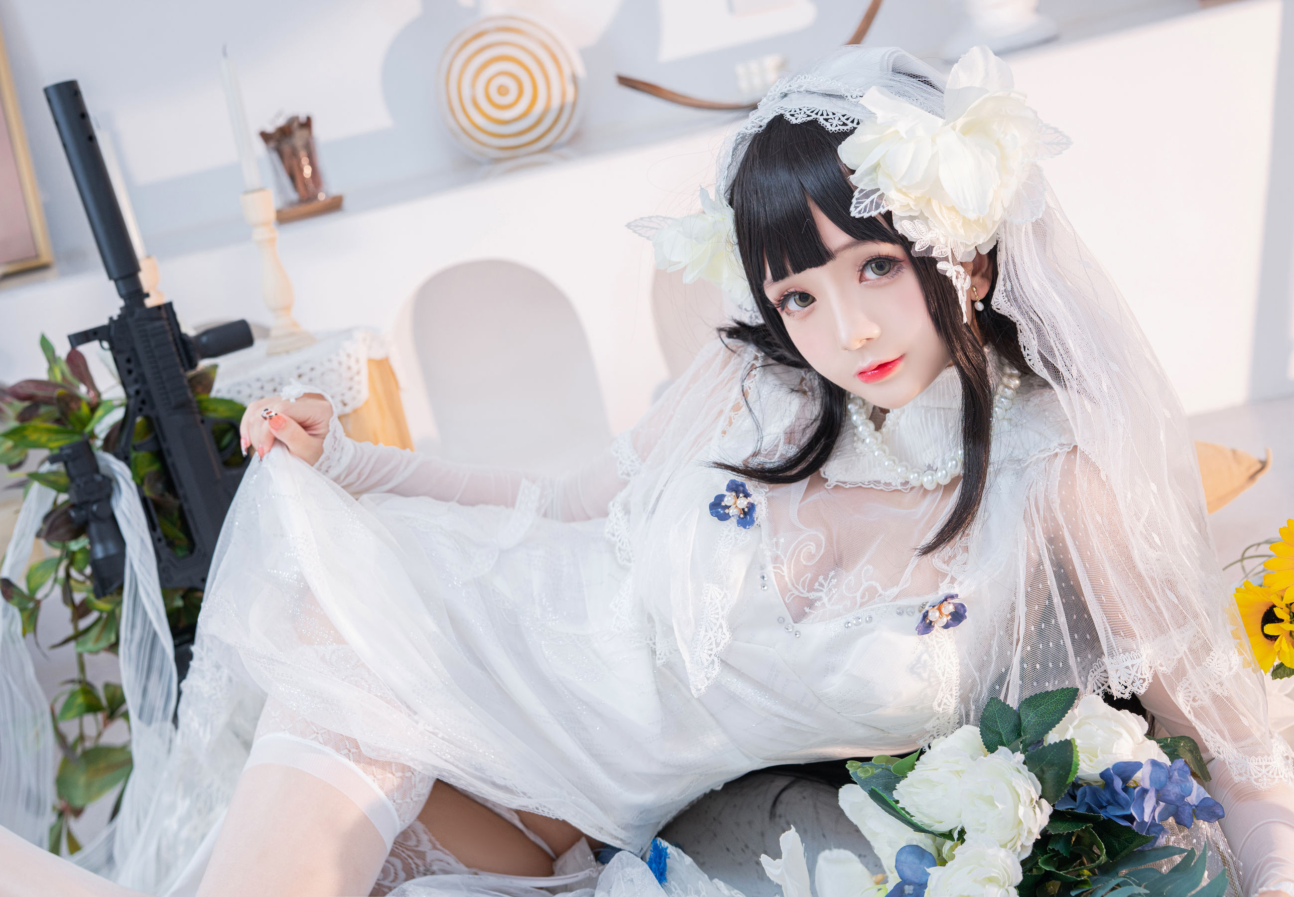 [福利COS] Cosplay日奈娇 - 95式婚纱第11张
