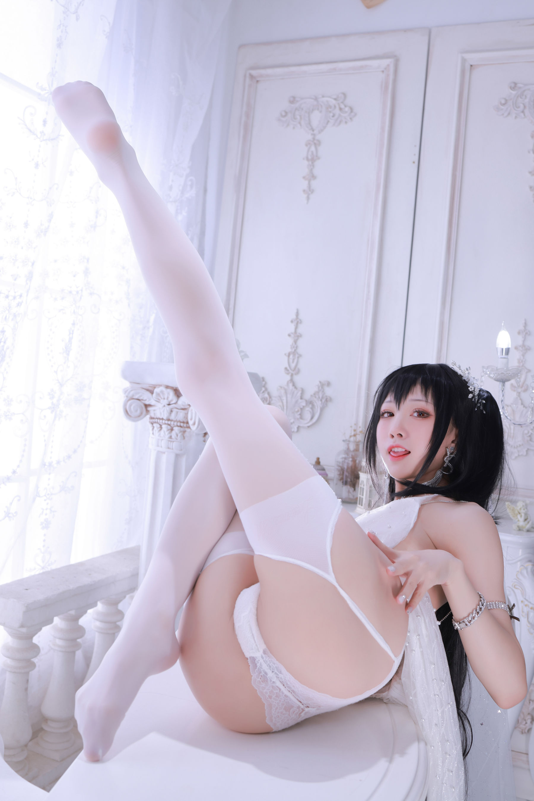 [网红COS] 动漫博主水淼aqua - 大凤婚纱第17张