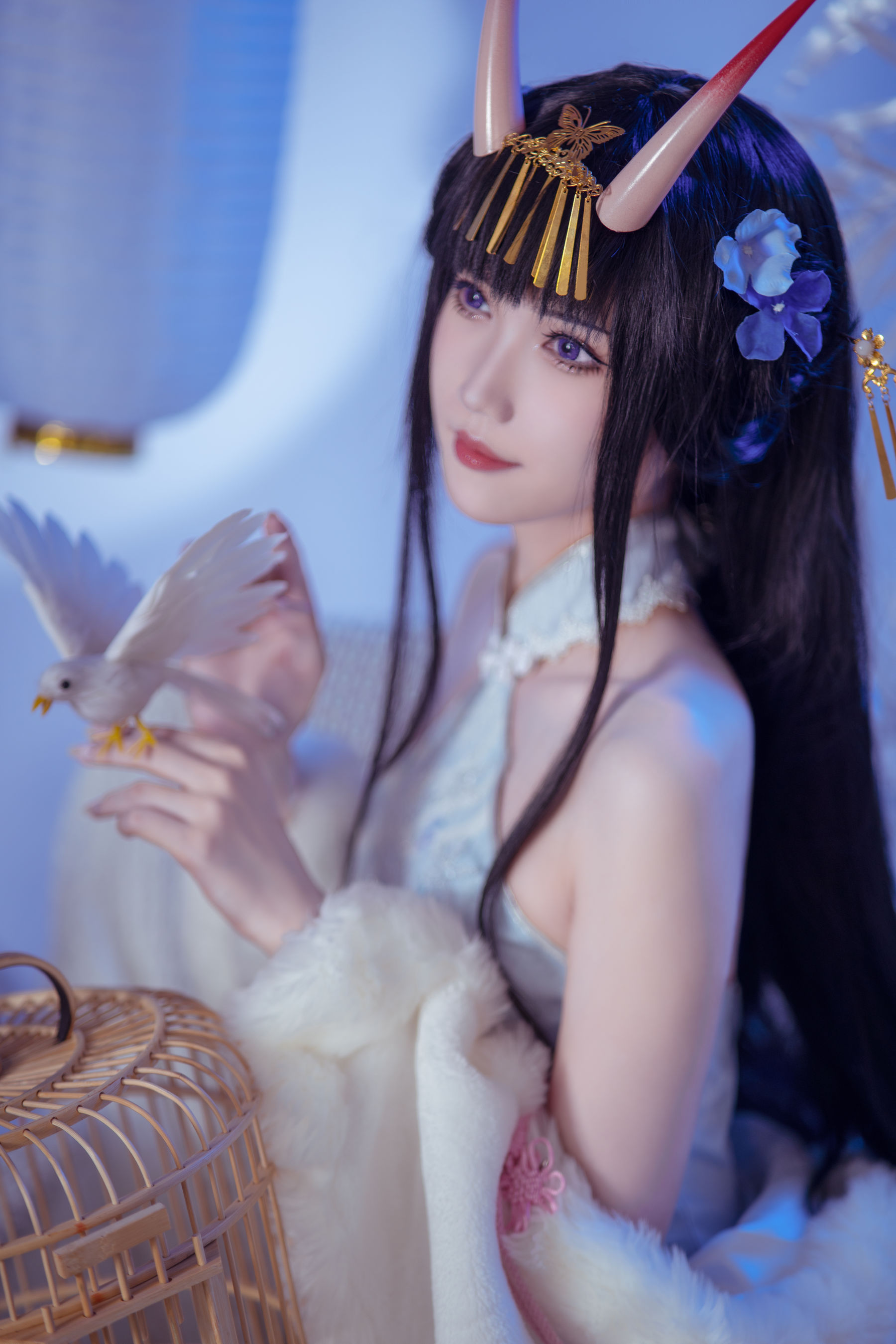 [网红COS] 花兮_honoka - 能代 冬雪沁香第4张