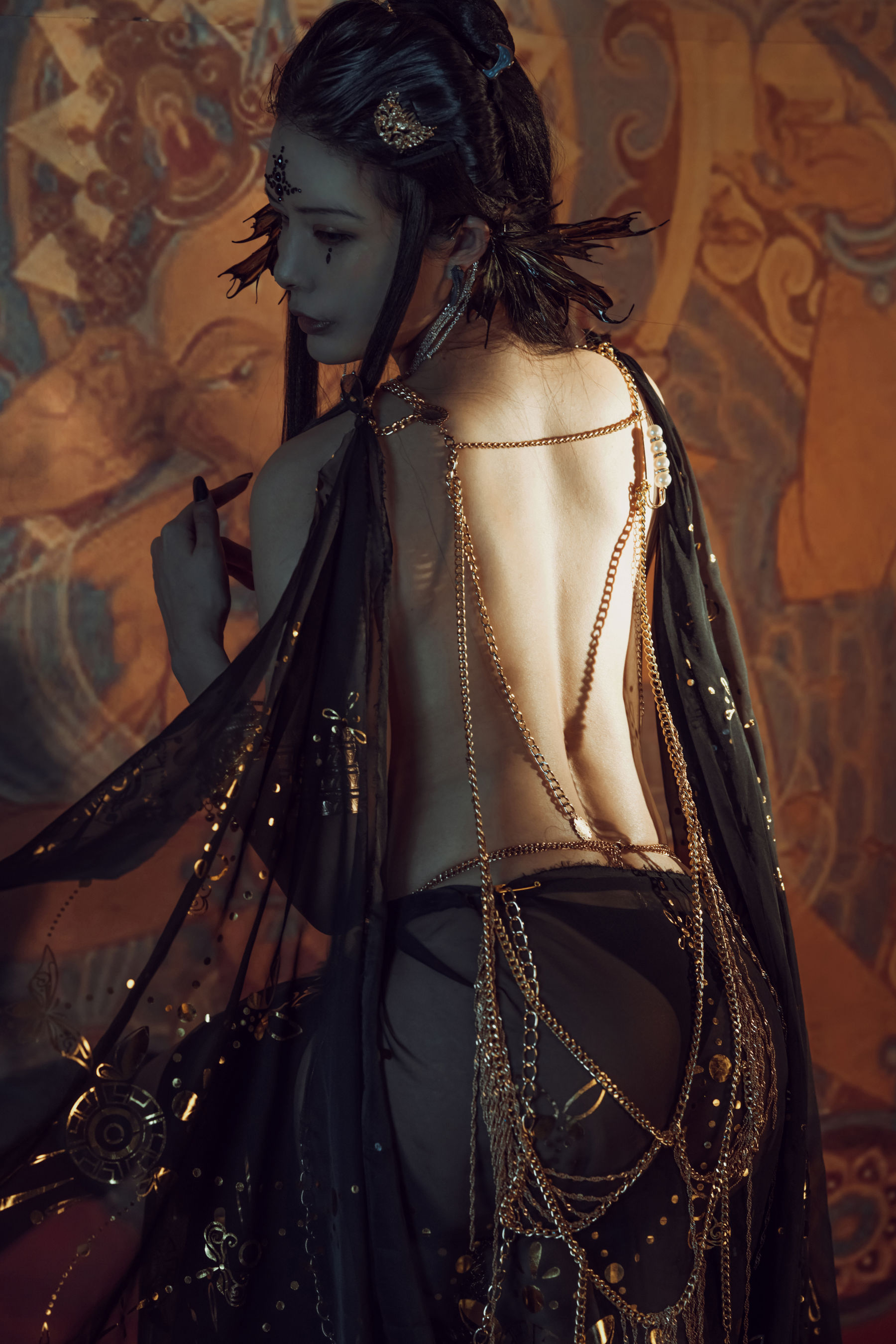 [网红COS] 秋和柯基(夏小秋秋秋) - 黑敦煌第6张