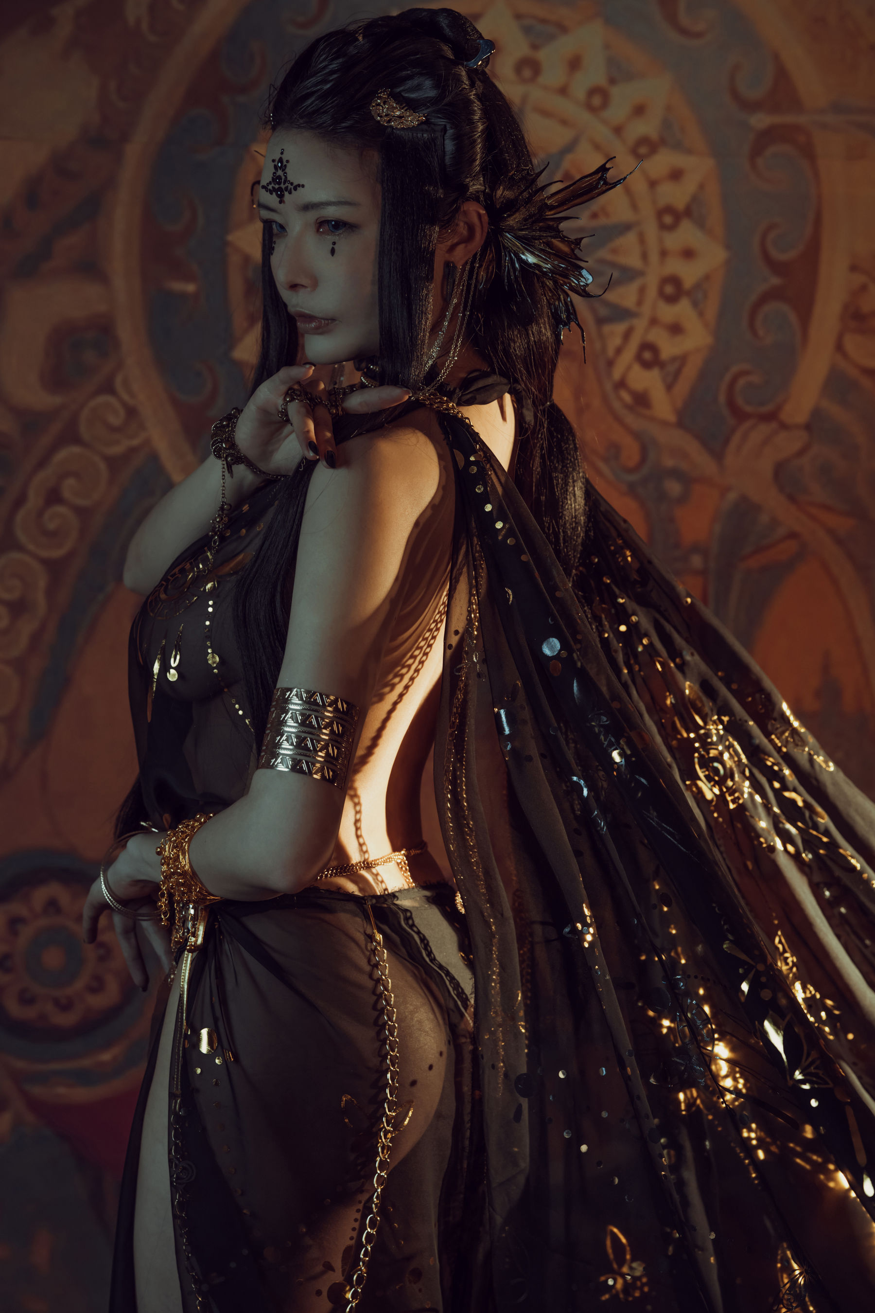 [网红COS] 秋和柯基(夏小秋秋秋) - 黑敦煌第1张