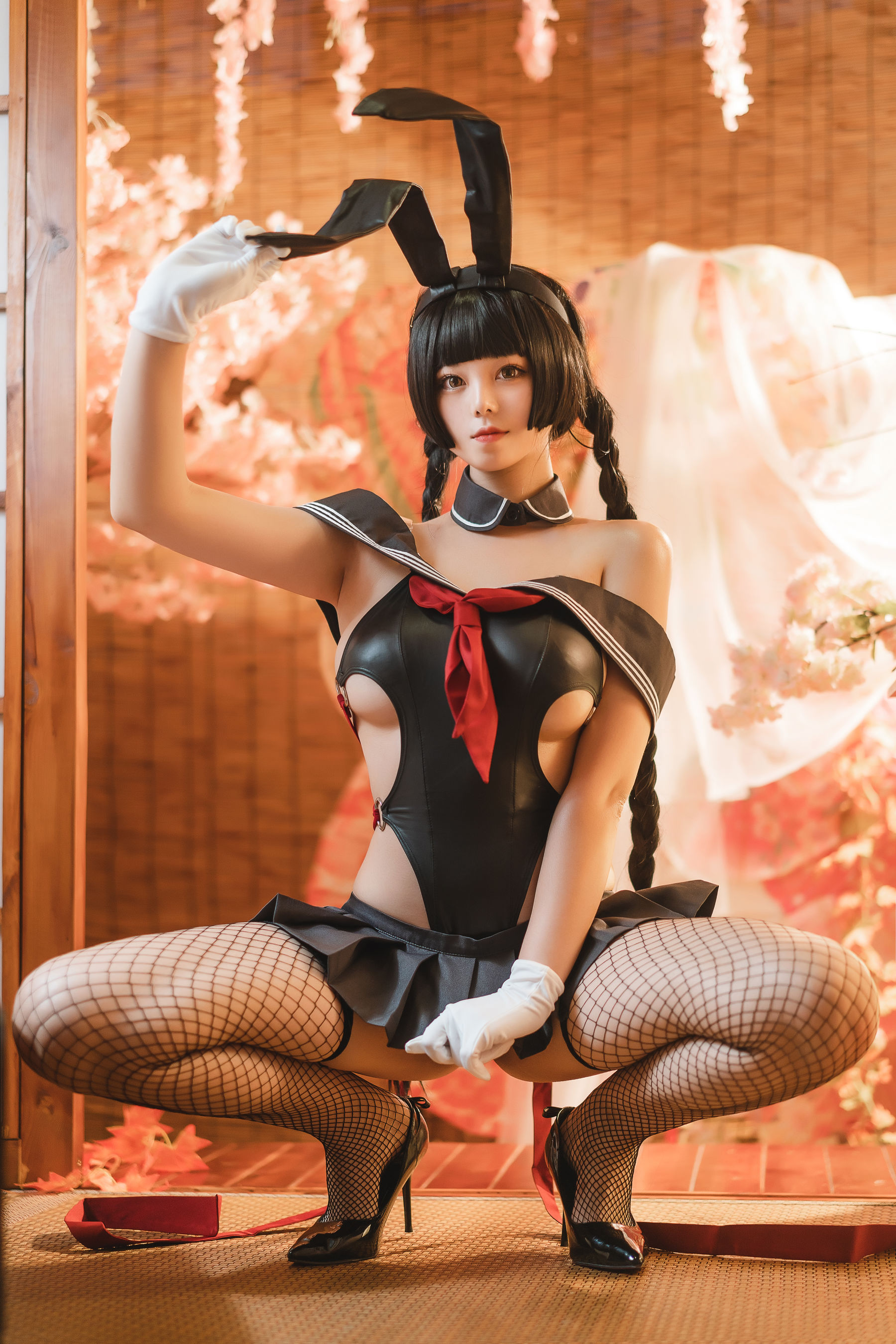 [网红COS] 萌系小姐姐蜜汁猫裘 - 卯月桃子第14张