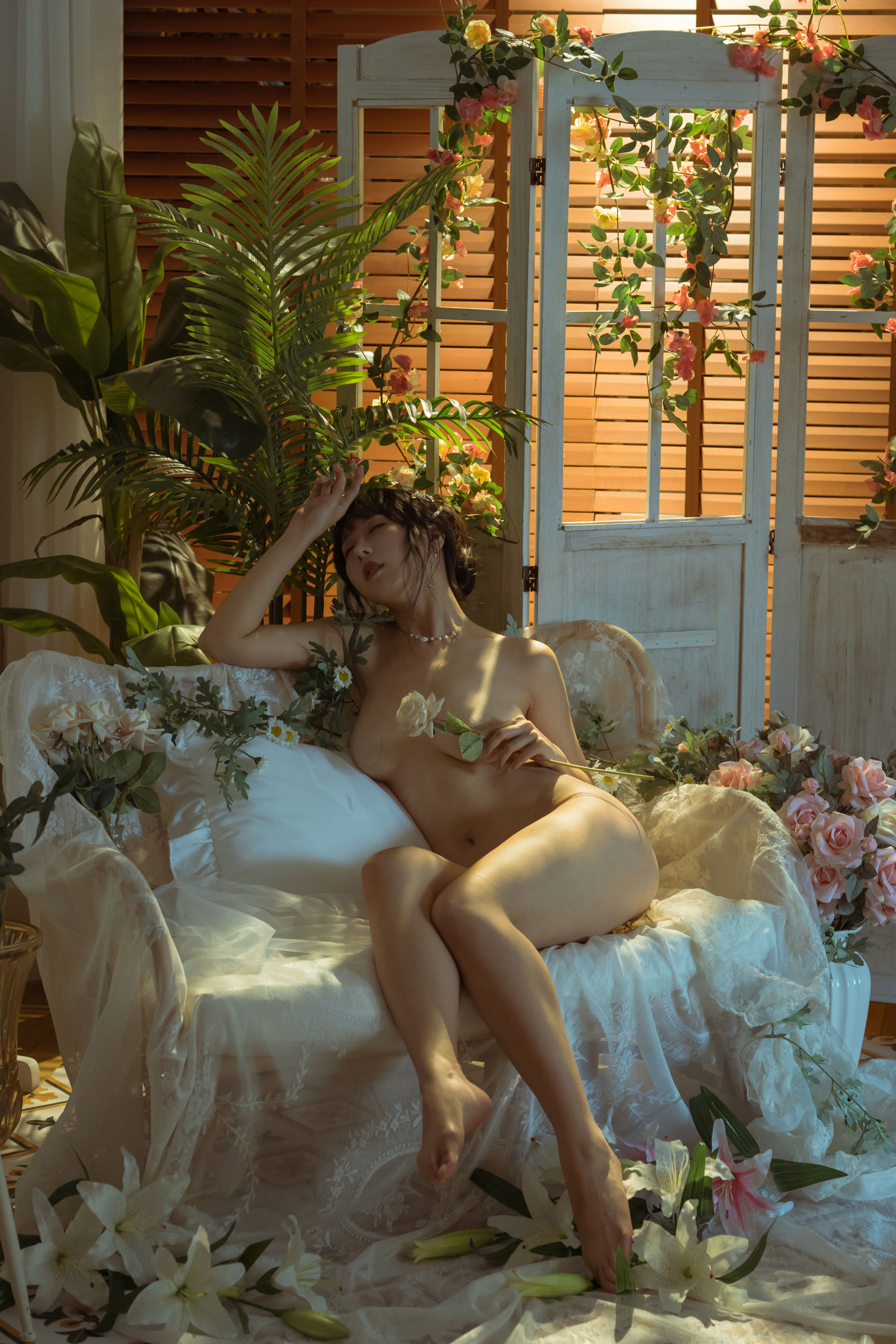 [福利COS] 云溪溪 - 奶桃 黄昏第7张