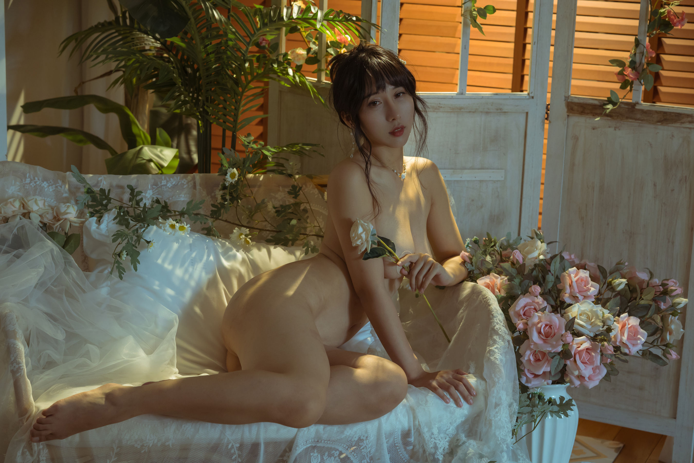 [福利COS] 云溪溪 - 奶桃 黄昏第7张