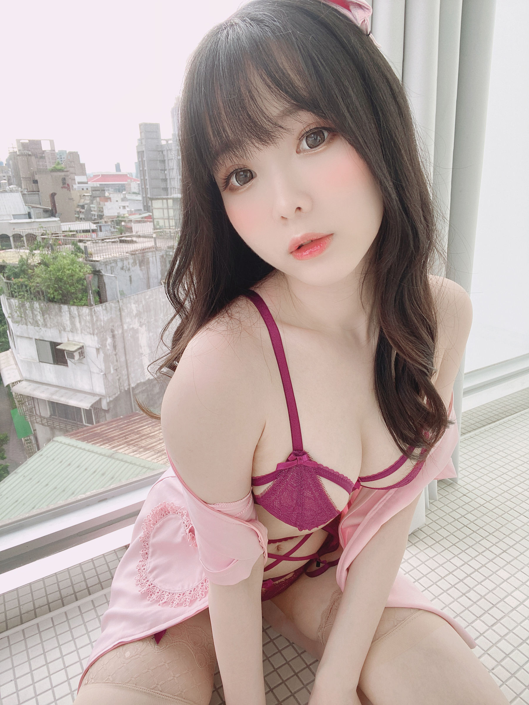 [福利COS] 微博妹纸霜月shimo - ピンクナース__第1张