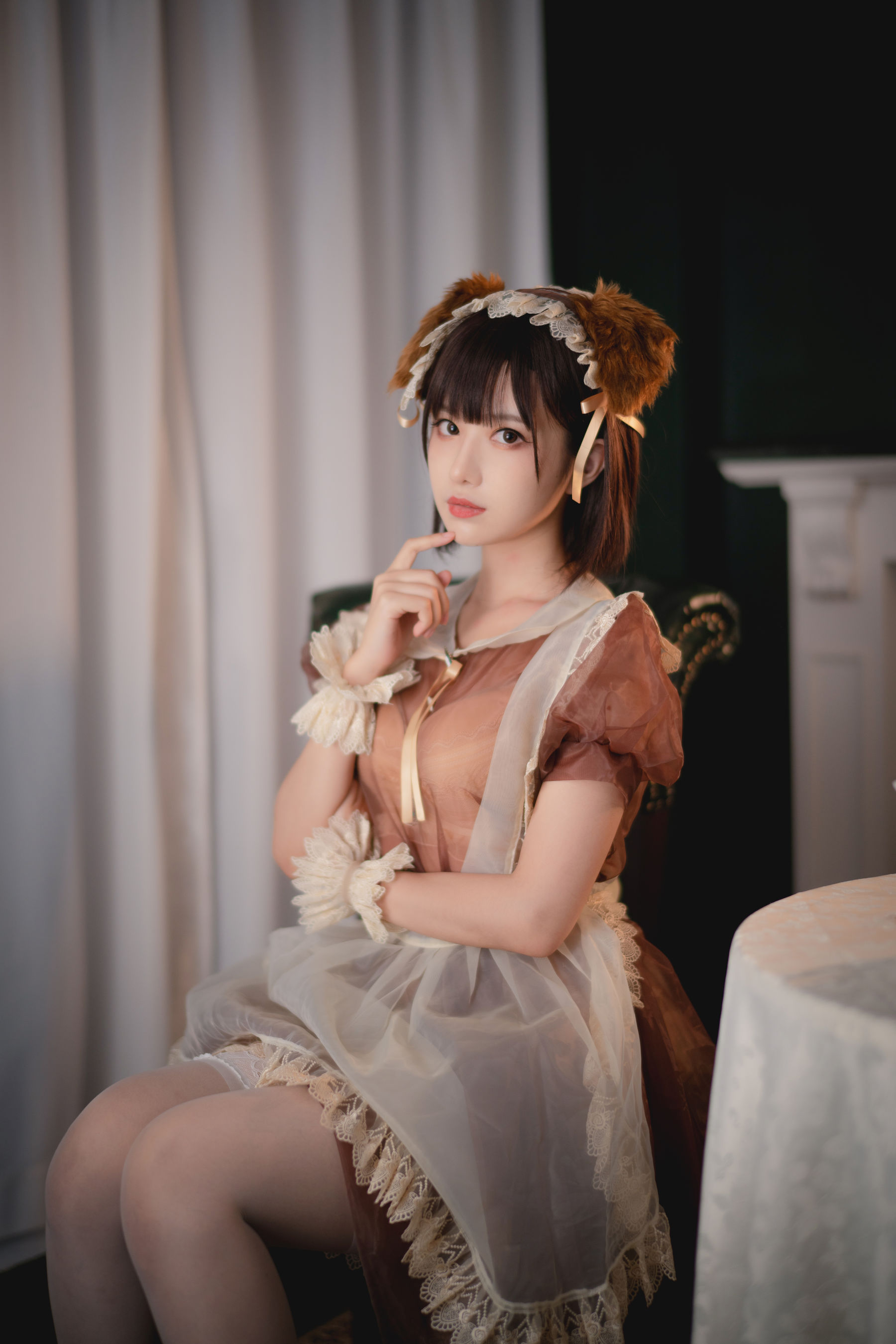 [福利COS] Shika小鹿鹿 - 透明女仆第2张