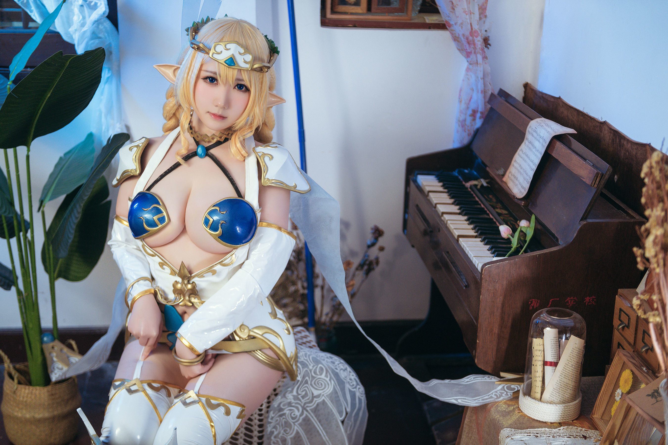 [福利COS] 微肉感萌妹是本末末 - 精灵村第6张