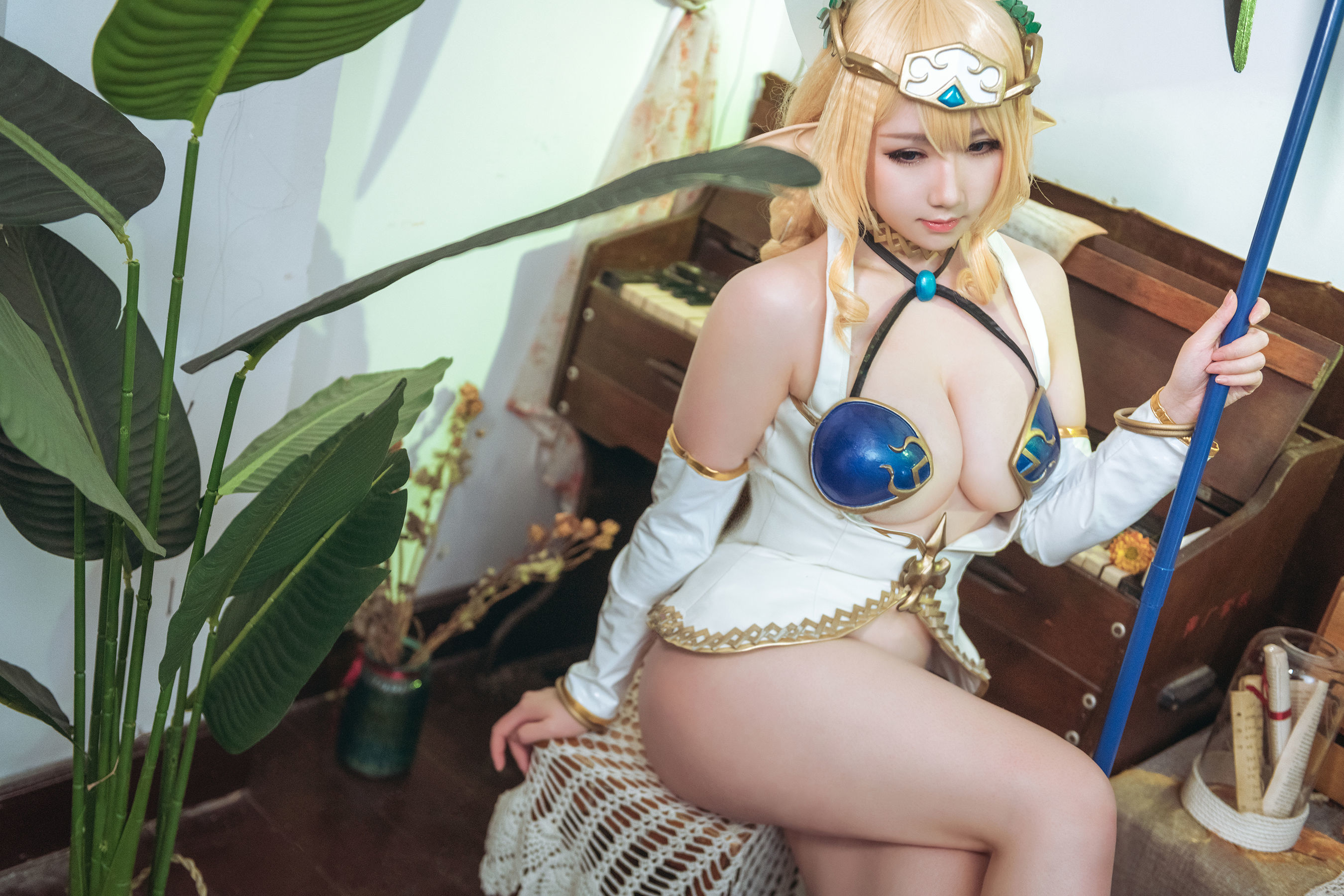 [福利COS] 微肉感萌妹是本末末 - 精灵村第11张