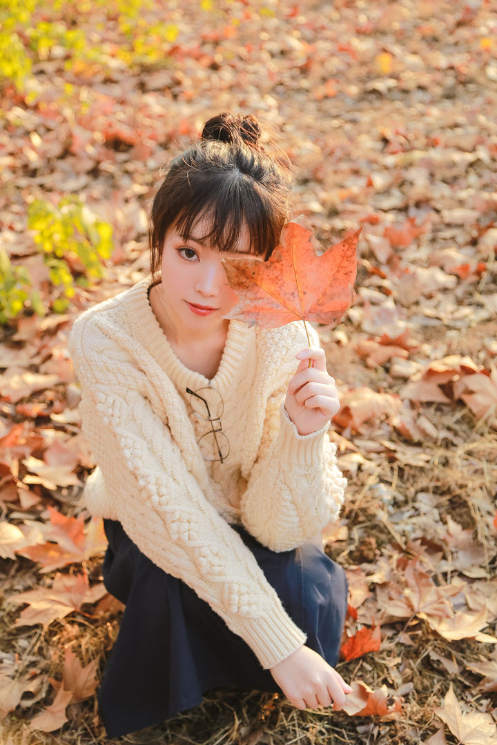 [福利COS] 可爱妹子Fushii_海堂 - 秋日女友第4张