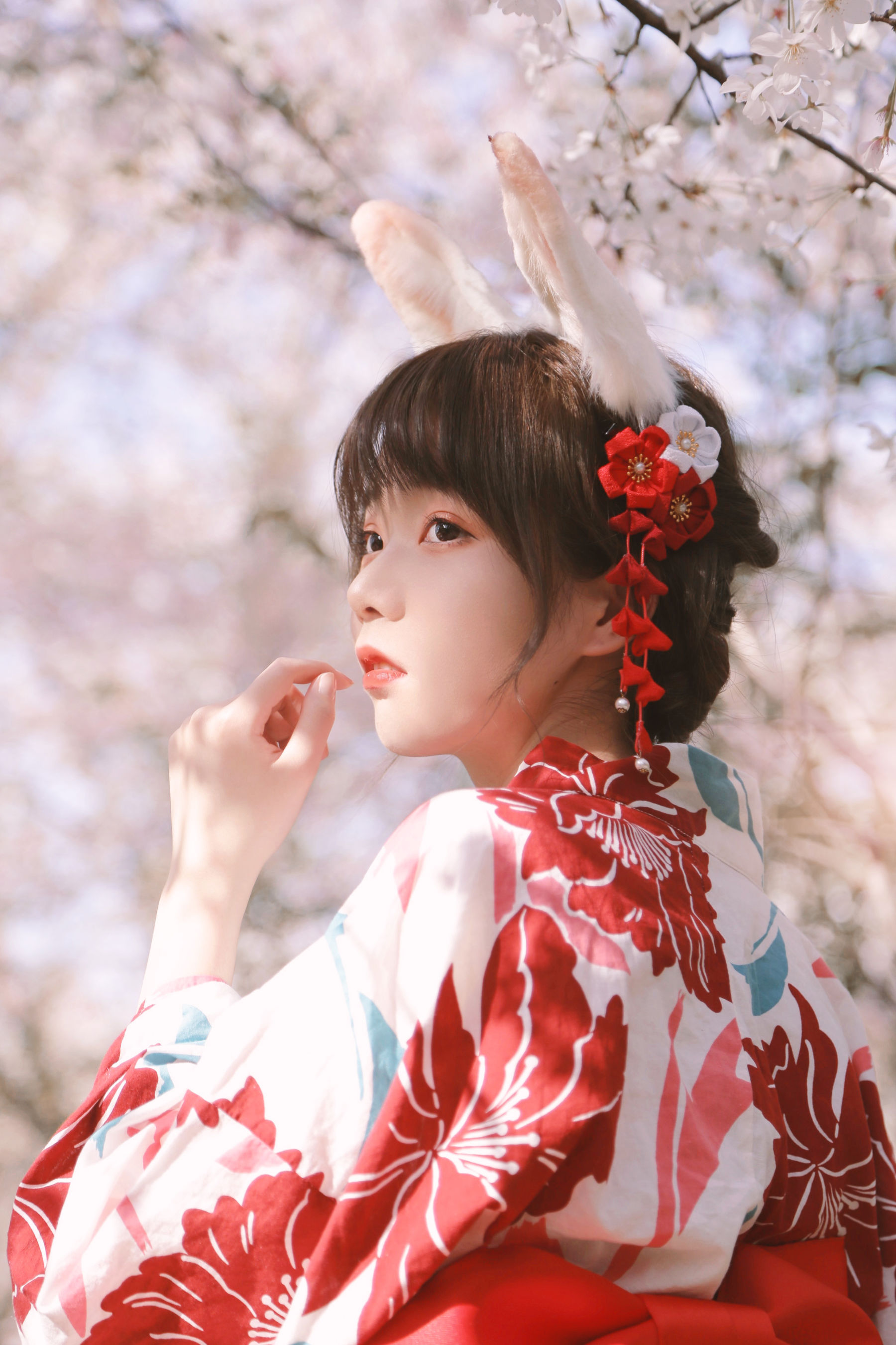 [福利COS] 可爱妹子Fushii_海堂 - 樱花兔兔第1张