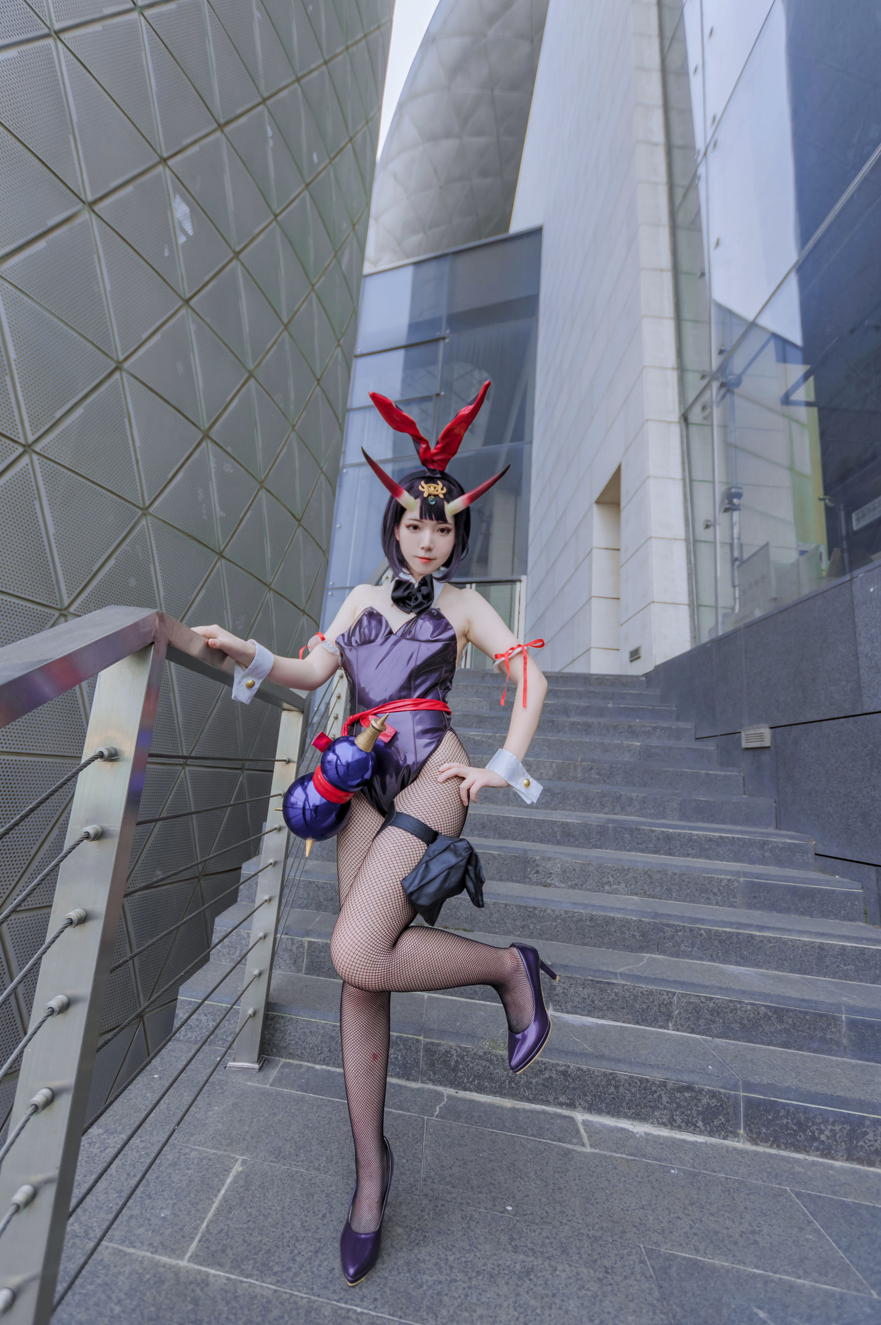 [福利COS] 可爱妹子Fushii_海堂 - 酒吞兔女郎第3张