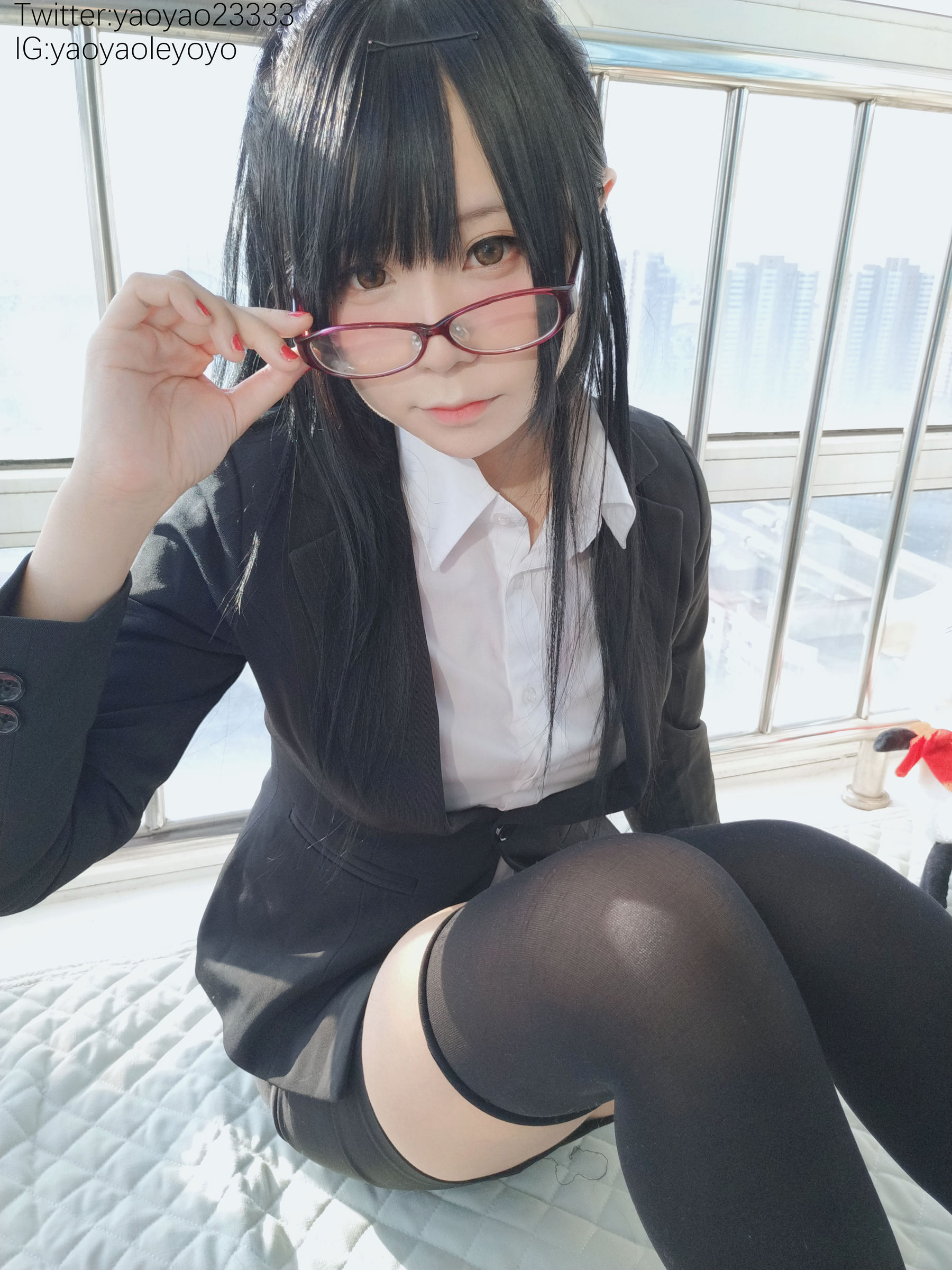 [福利COS] 萌妹子Coser摇摇乐yoyo - 补习老师第6张