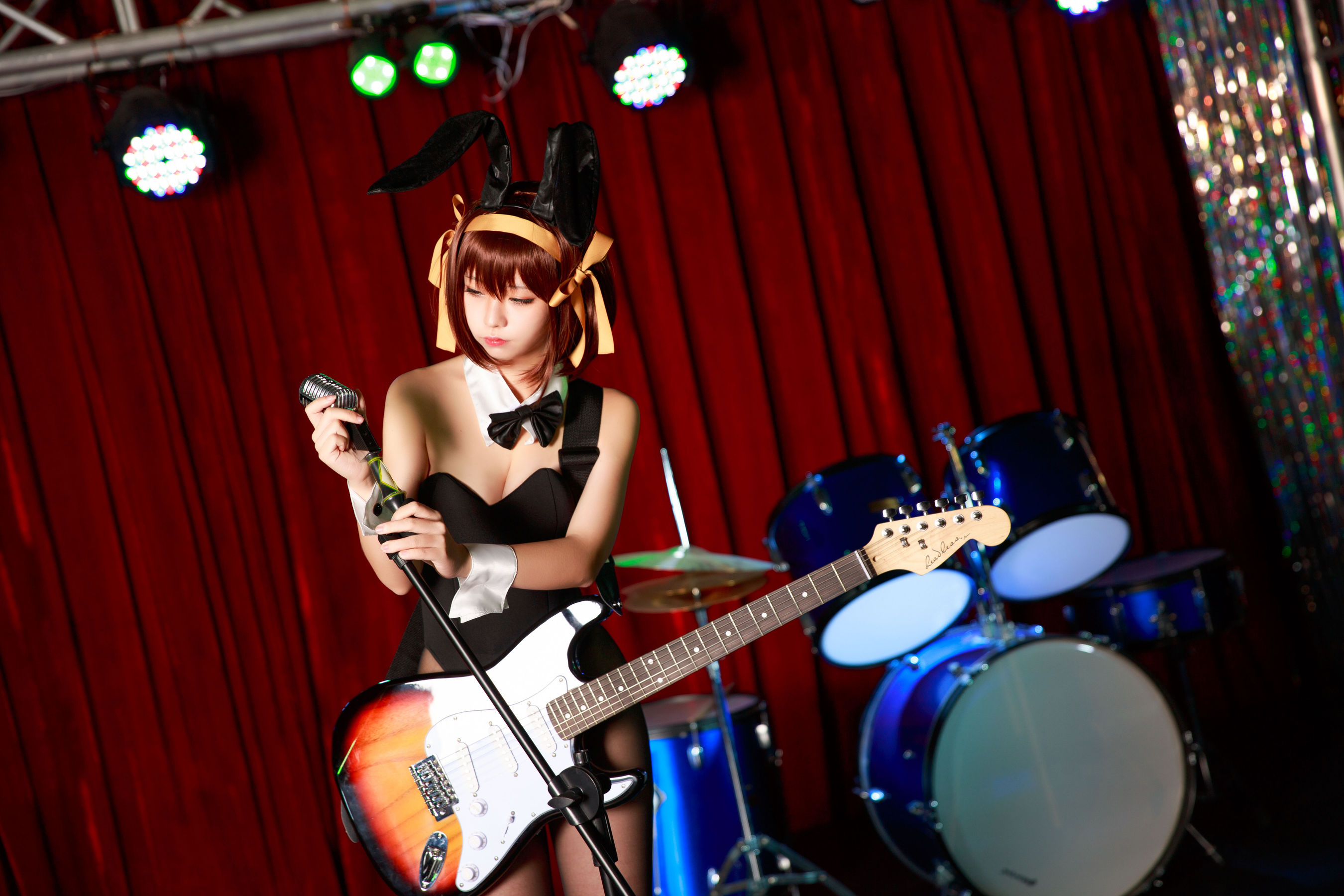 [福利COS] 动漫博主G44不会受伤 - 凉宫 兔女郎第1张