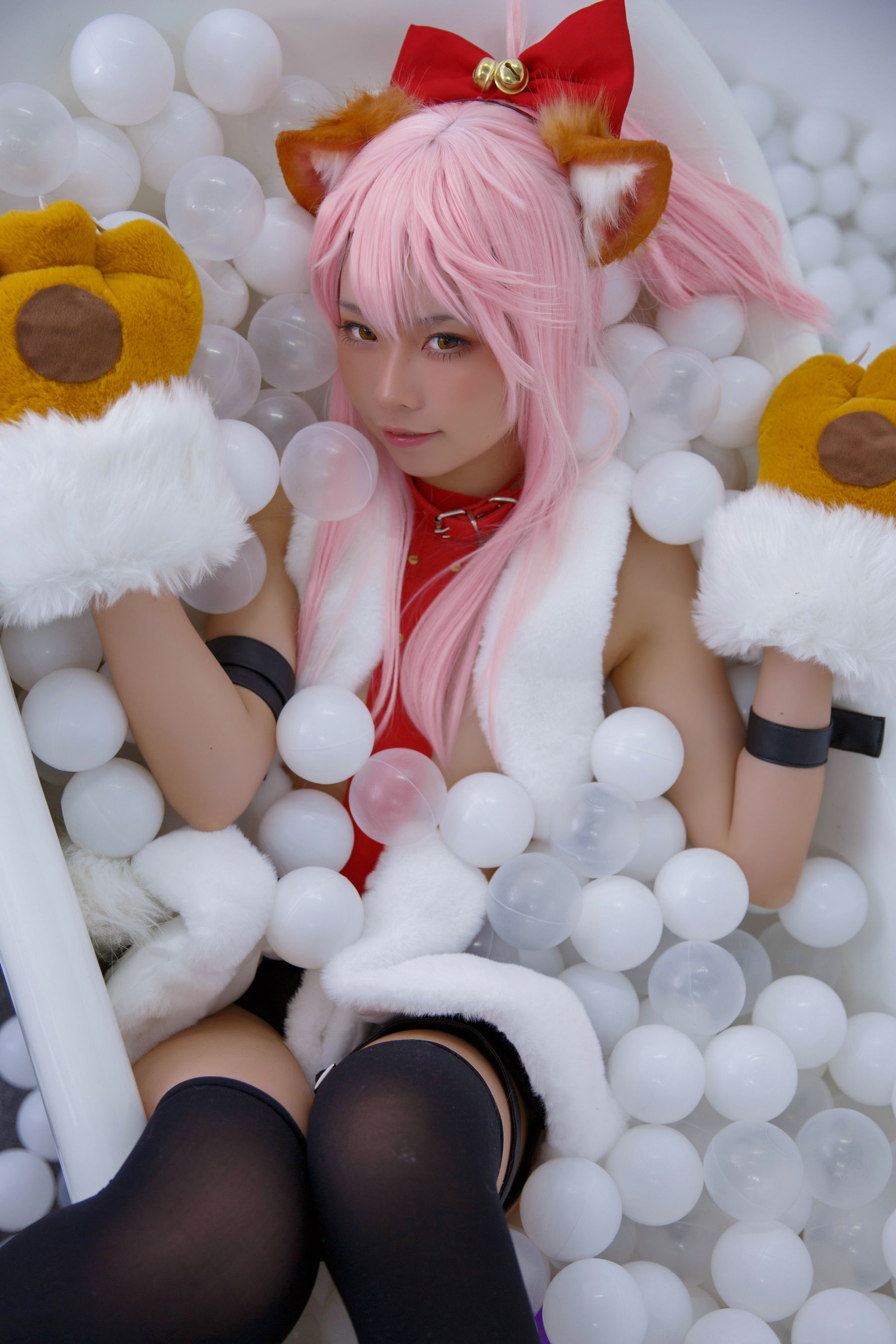 [福利COS] 动漫博主G44不会受伤 - 小黑猫娘第6张