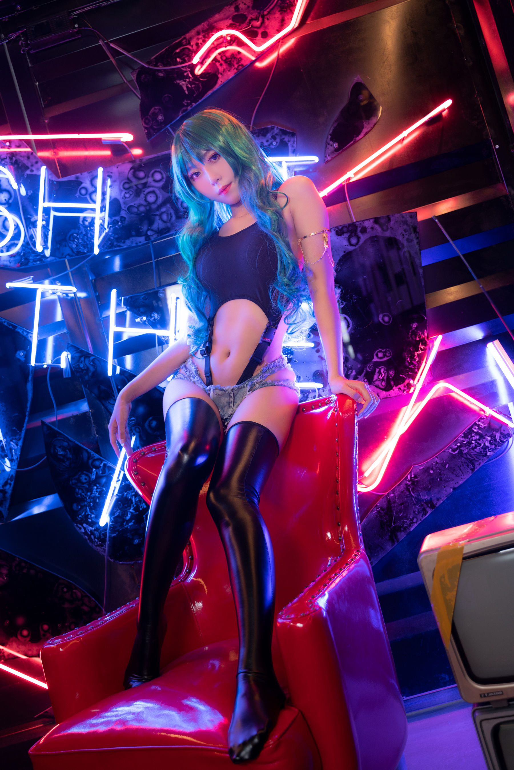 [福利COS] 动漫博主Money冷冷 - 高叉第4张