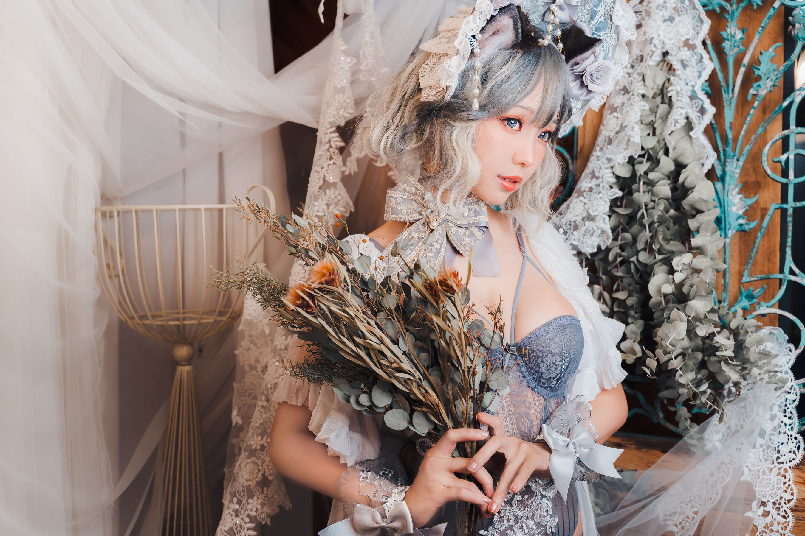 [福利COS] Ely_eee(ElyEE子) - agdoll Cat Doll 布偶貓少女人形第4张