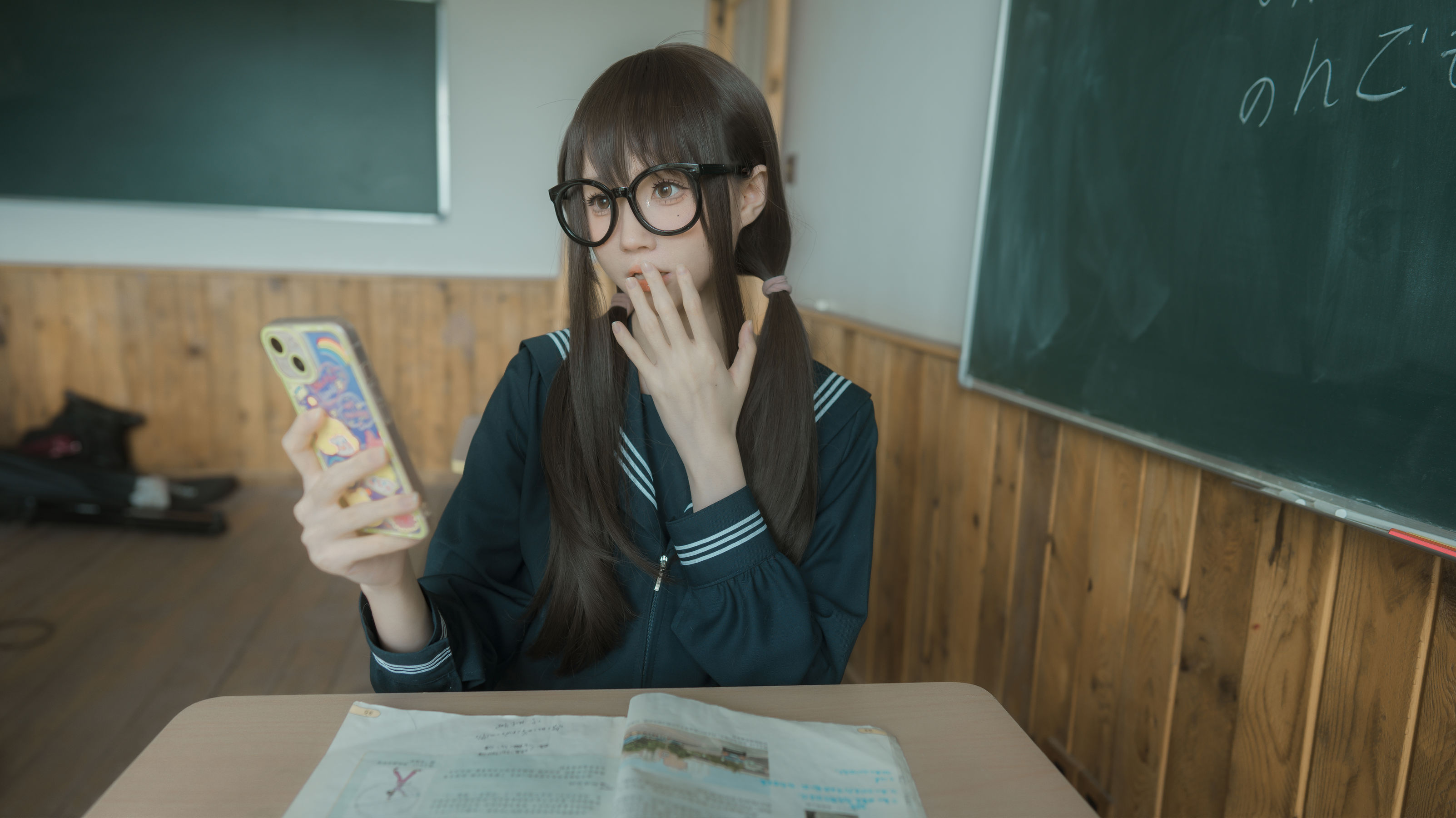 [福利COS] 西园寺南歌写真 - 与班长的游戏第7张