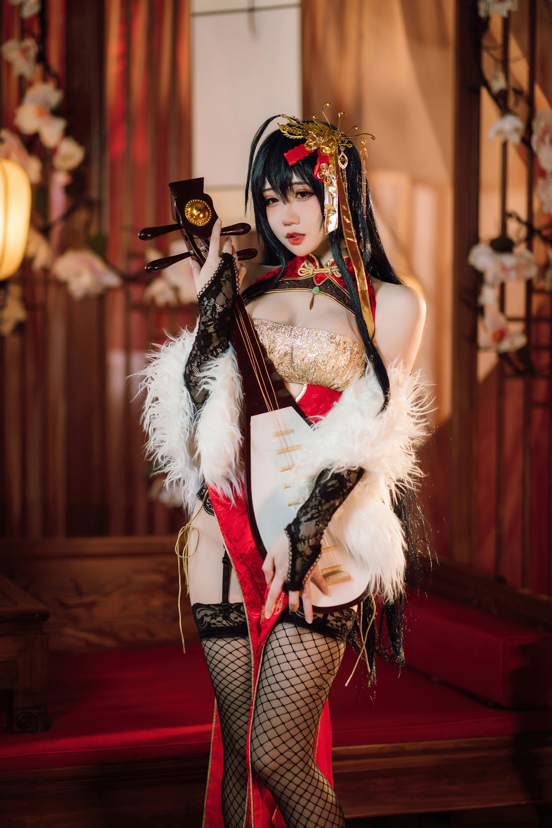 [福利COS] 焖焖碳 - 大凤旗袍第8张