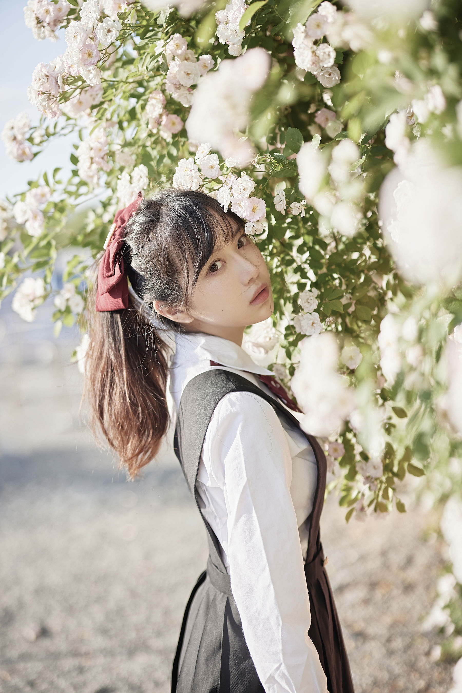 [福利COS] Shika小鹿鹿 - 蔷薇JK第6张