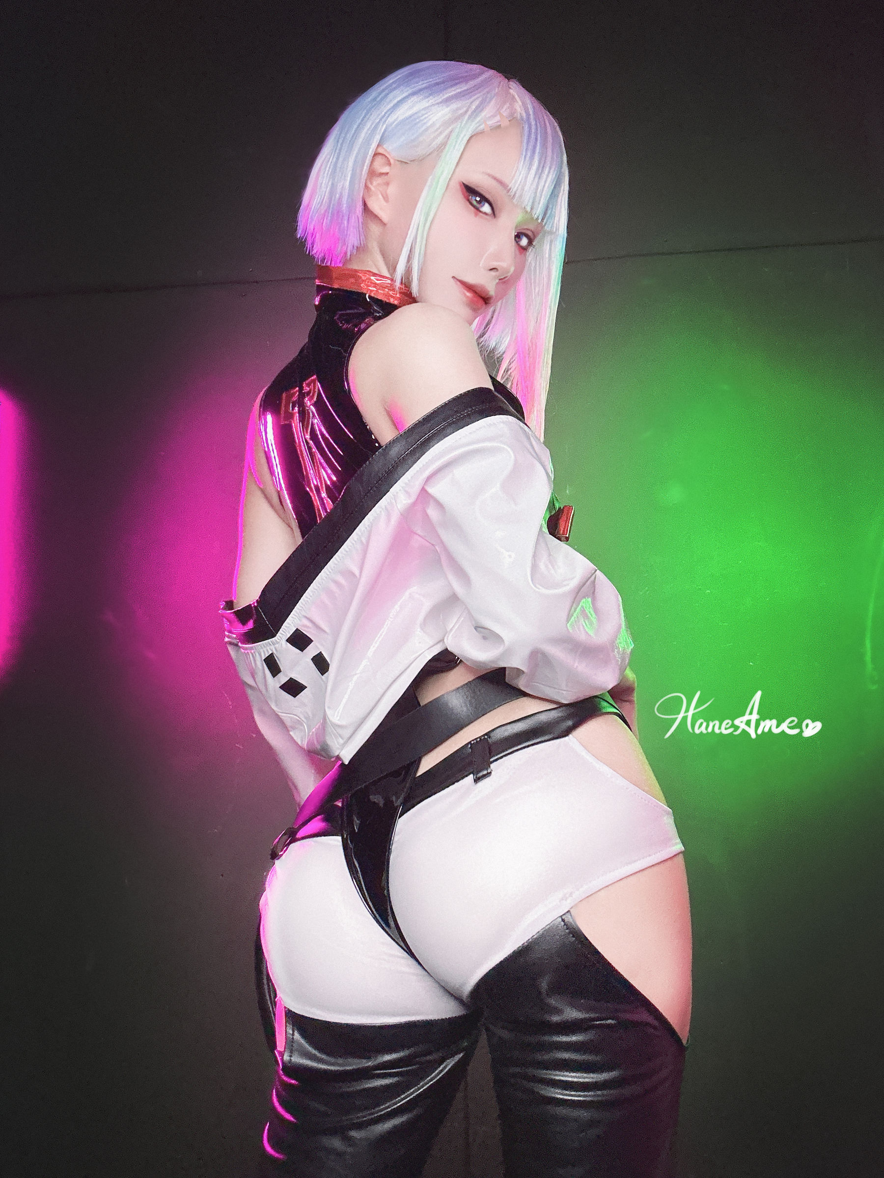 [福利COS] Hane Ame 雨波写真 - Cyberpunk Lucy第12张